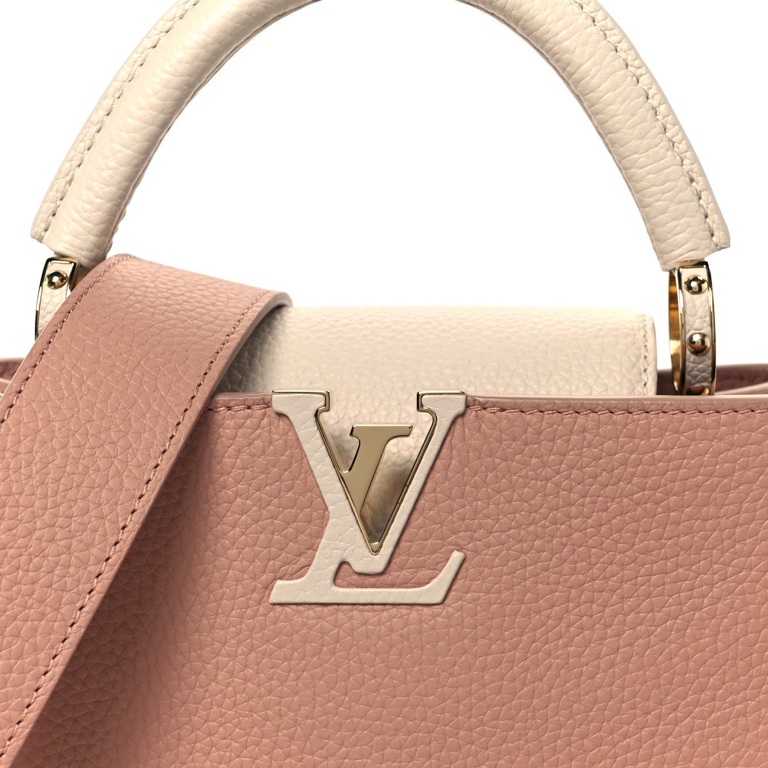 Taurillon Capucines BB Rose Trianon Creme