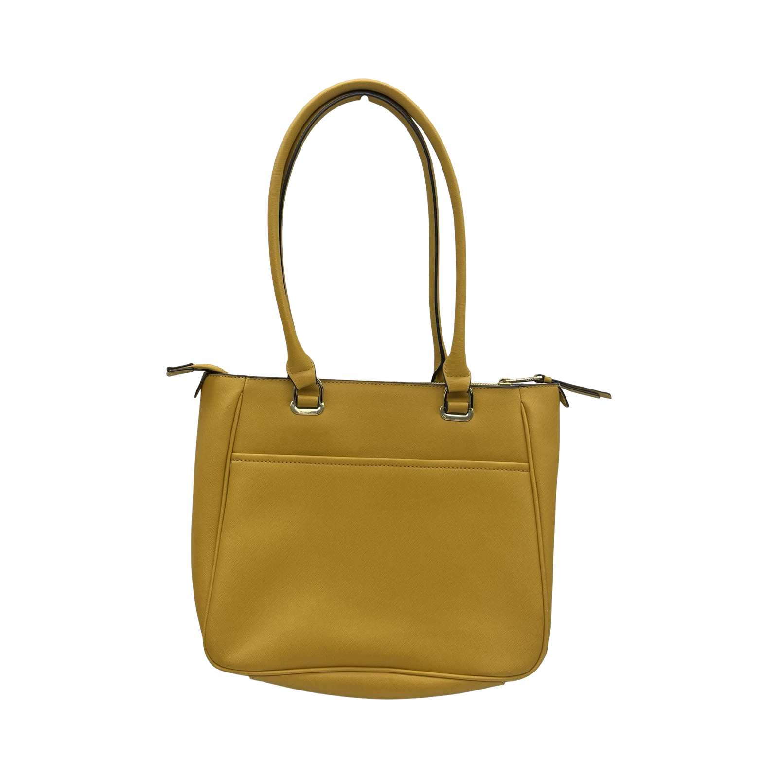 Handbag By Calvin Klein In Yellow, Size:Medium