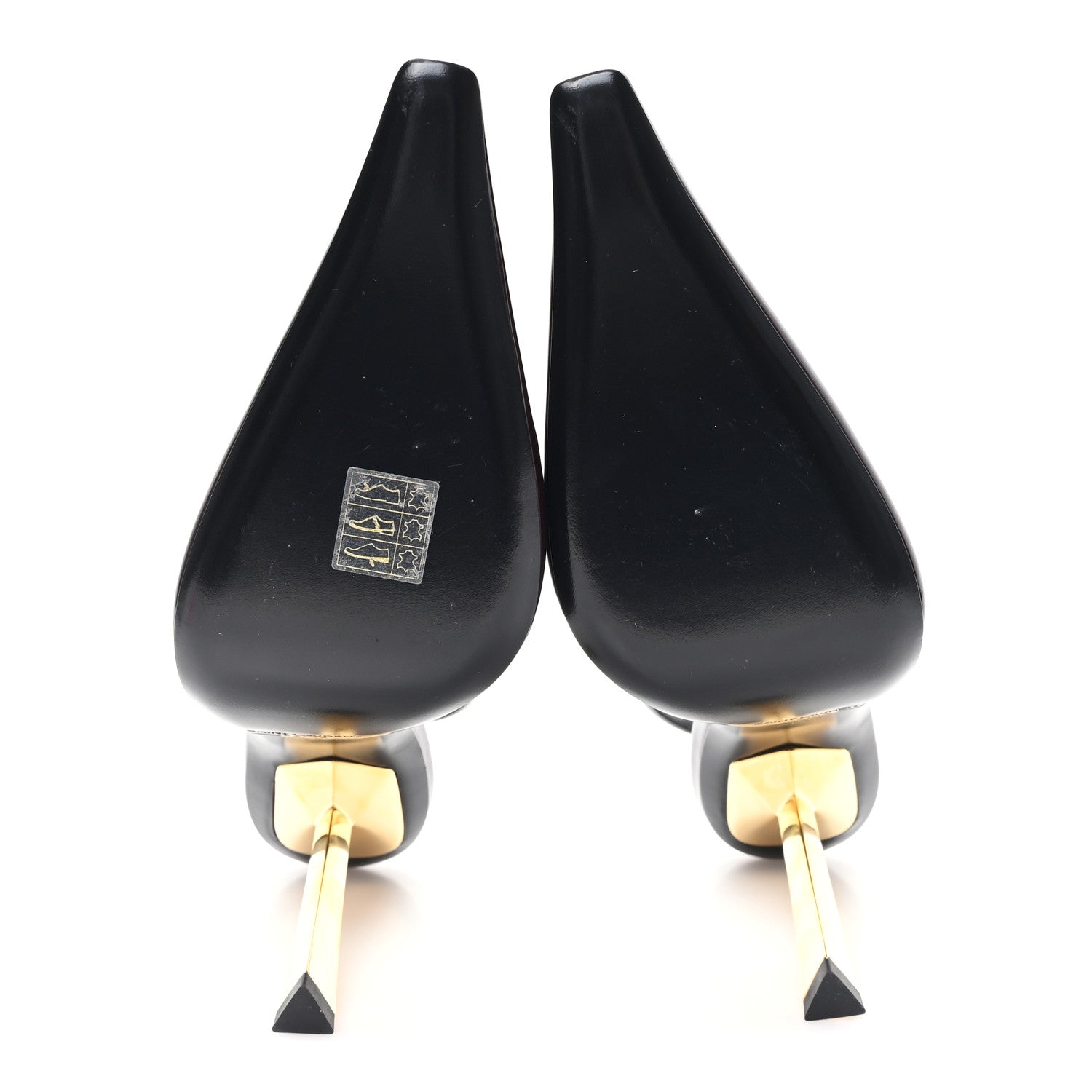 Vernice Gloss Lee 110 Slingback Pumps 36.5 Marron Glacé