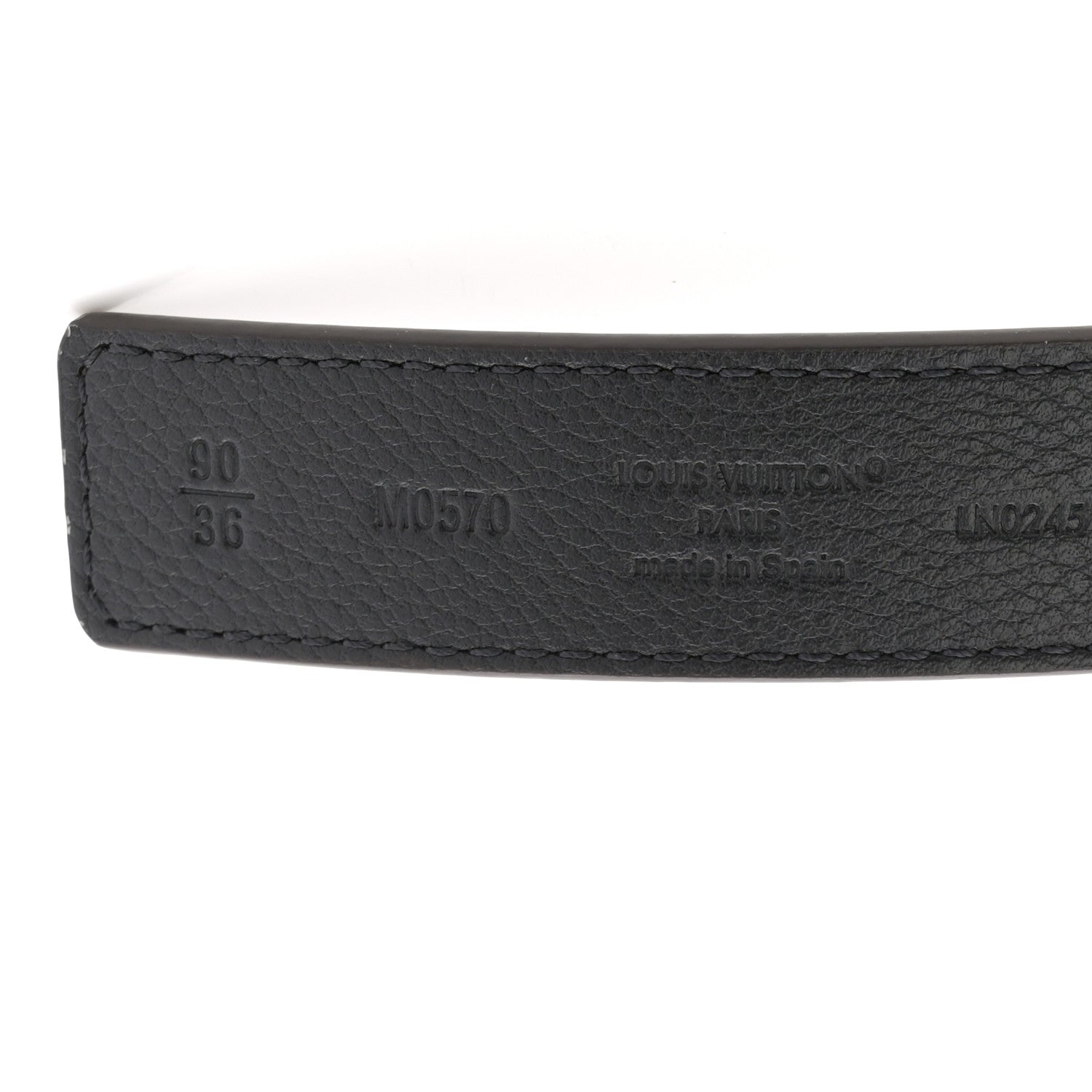 Calfskin Monogram 25mm LV Iconic Reversible Belt 90 36 Black