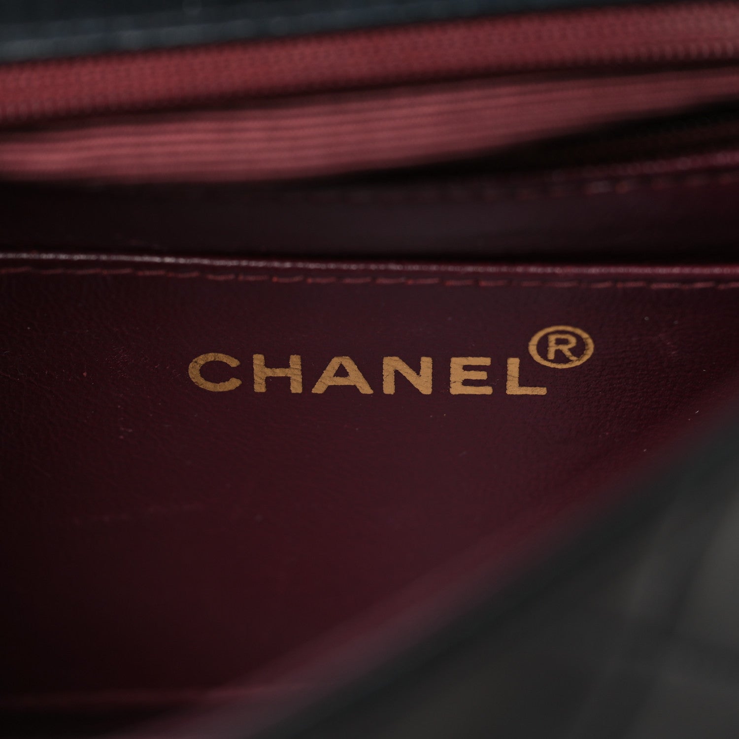 Lambskin Quilted Mini Square Flap Black