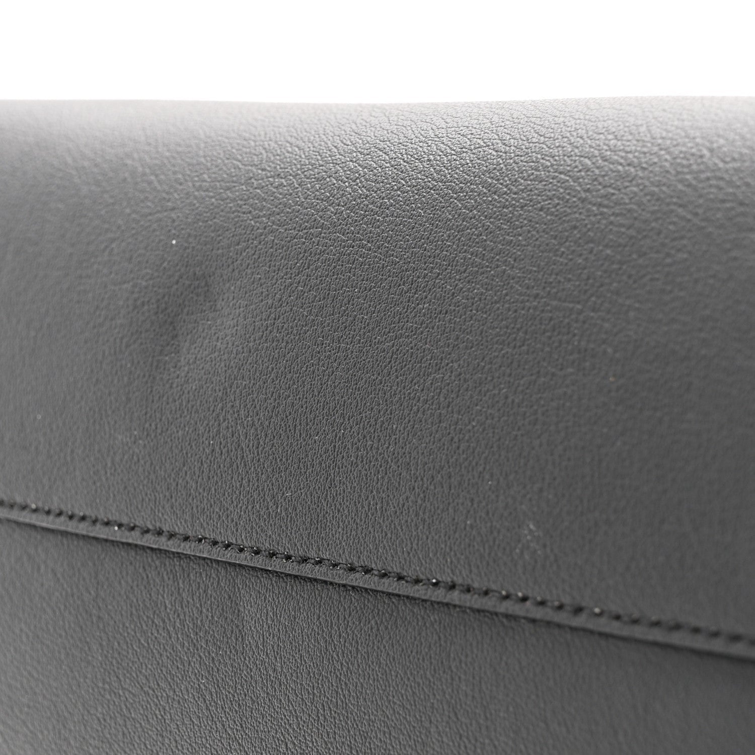 Calfskin Large Shopping Tote Black