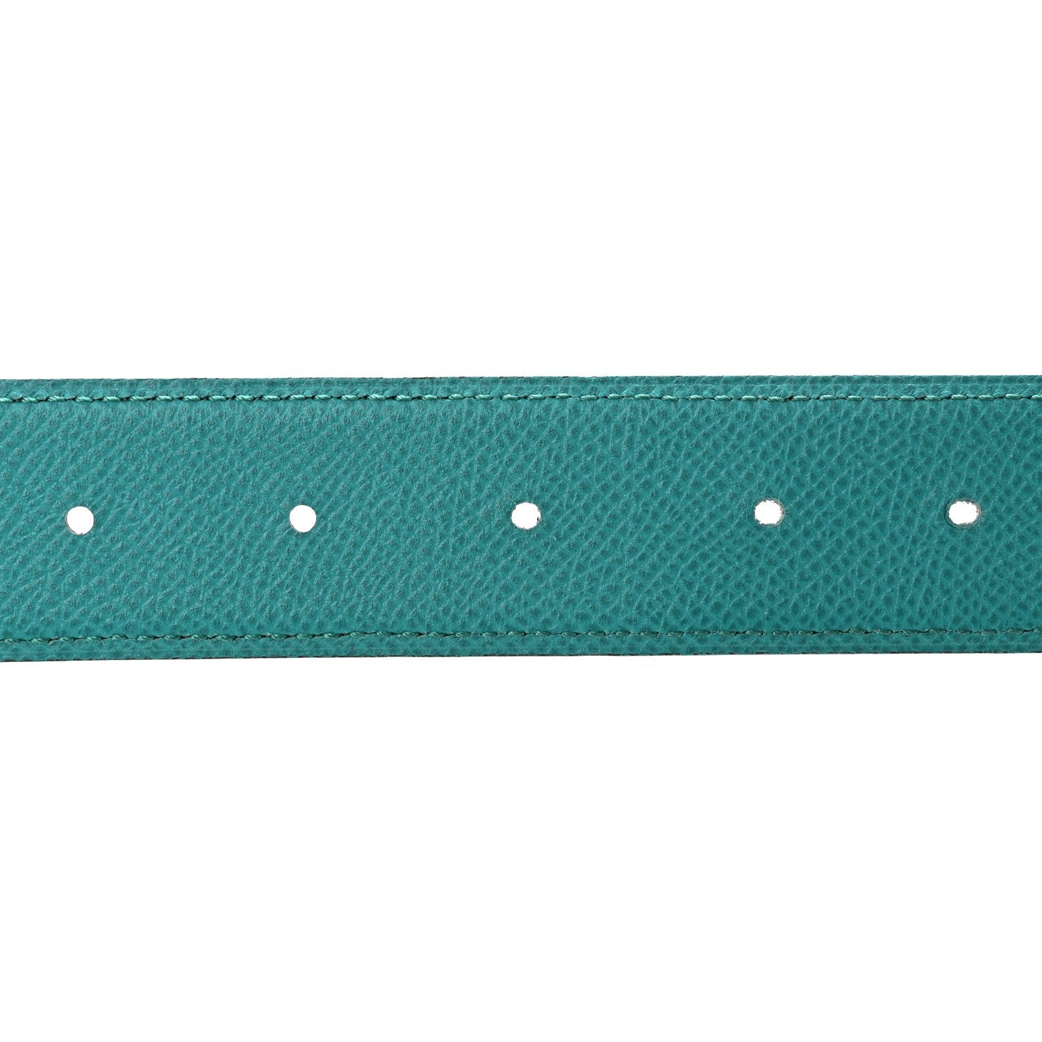 Swift Epsom 32mm H Belt 85 34 Gold Bleu Paon