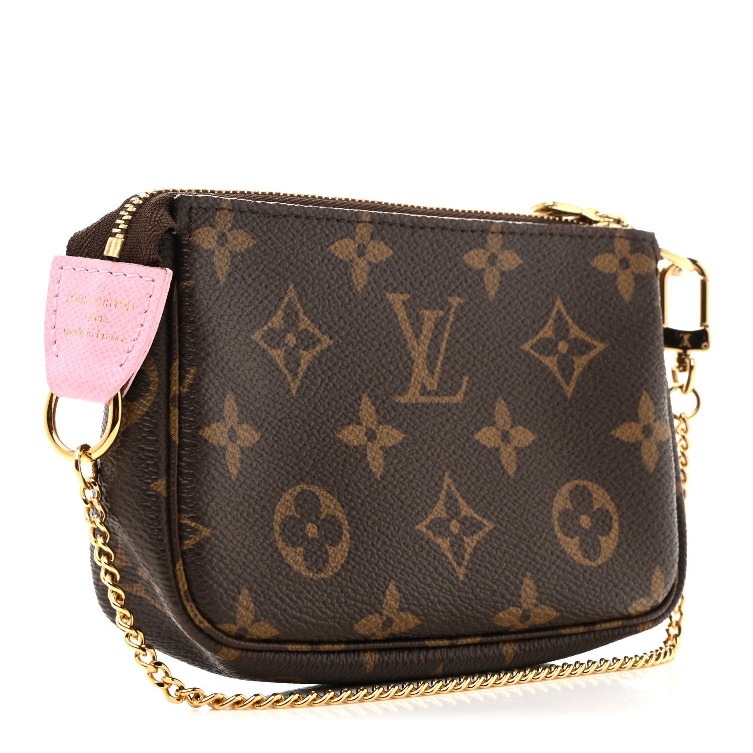 Monogram 2021 Christmas Animation Japanese Garden Mini Pochette Accessories Wisteria Pink