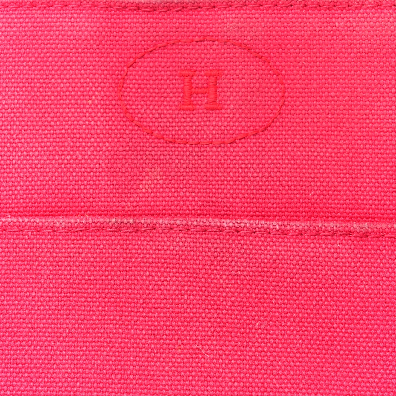 Cotton Canvas Mini Bolide Travel Cosmetic Pouch Hibiscus