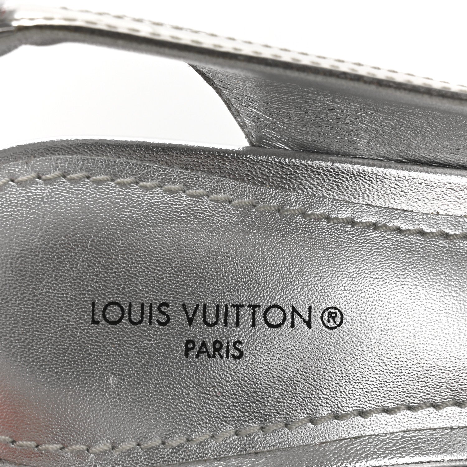 Metallic Lambskin Archlight Slingback Pumps 37.5 Argent
