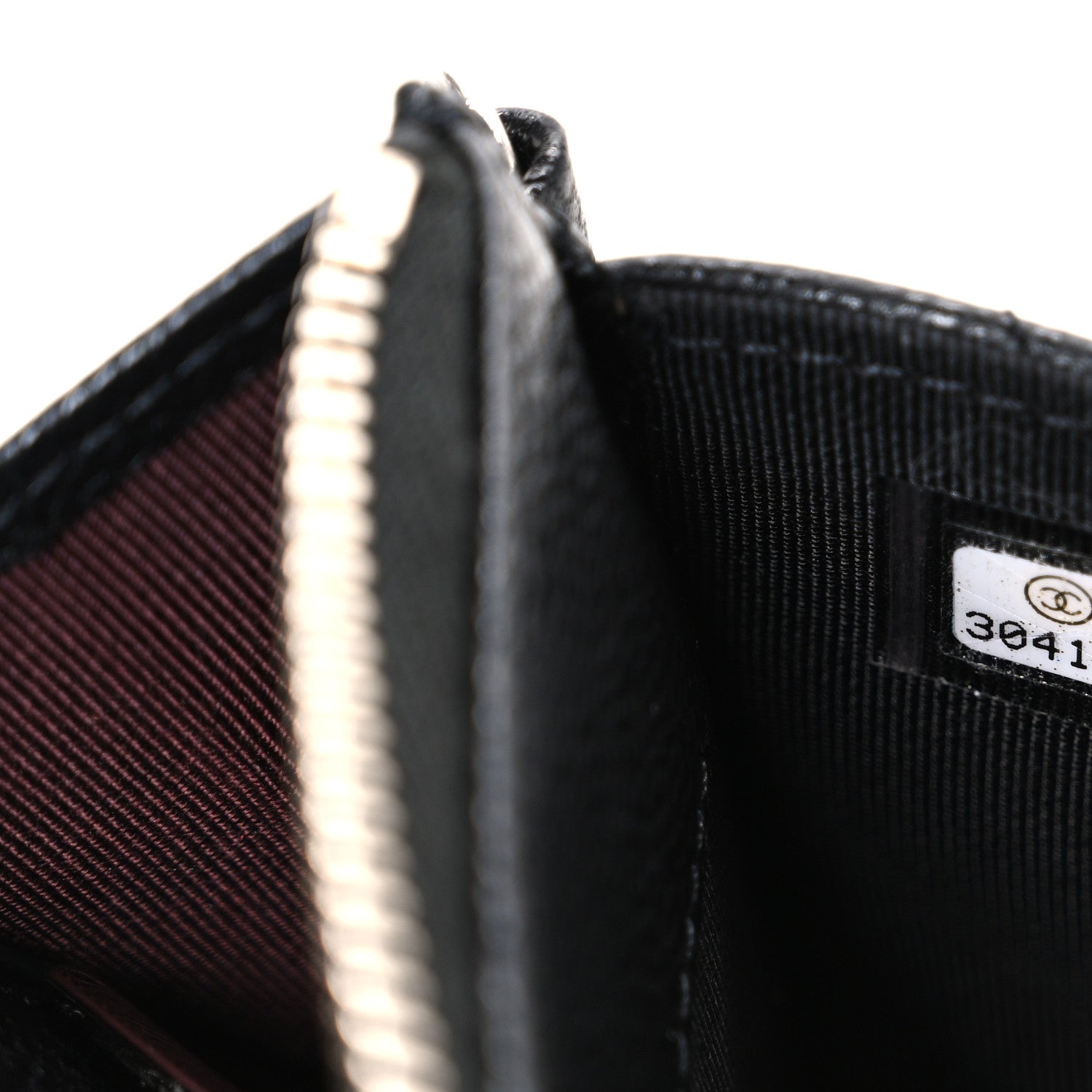 Caviar Quilted Classic Pouch With Handle Black