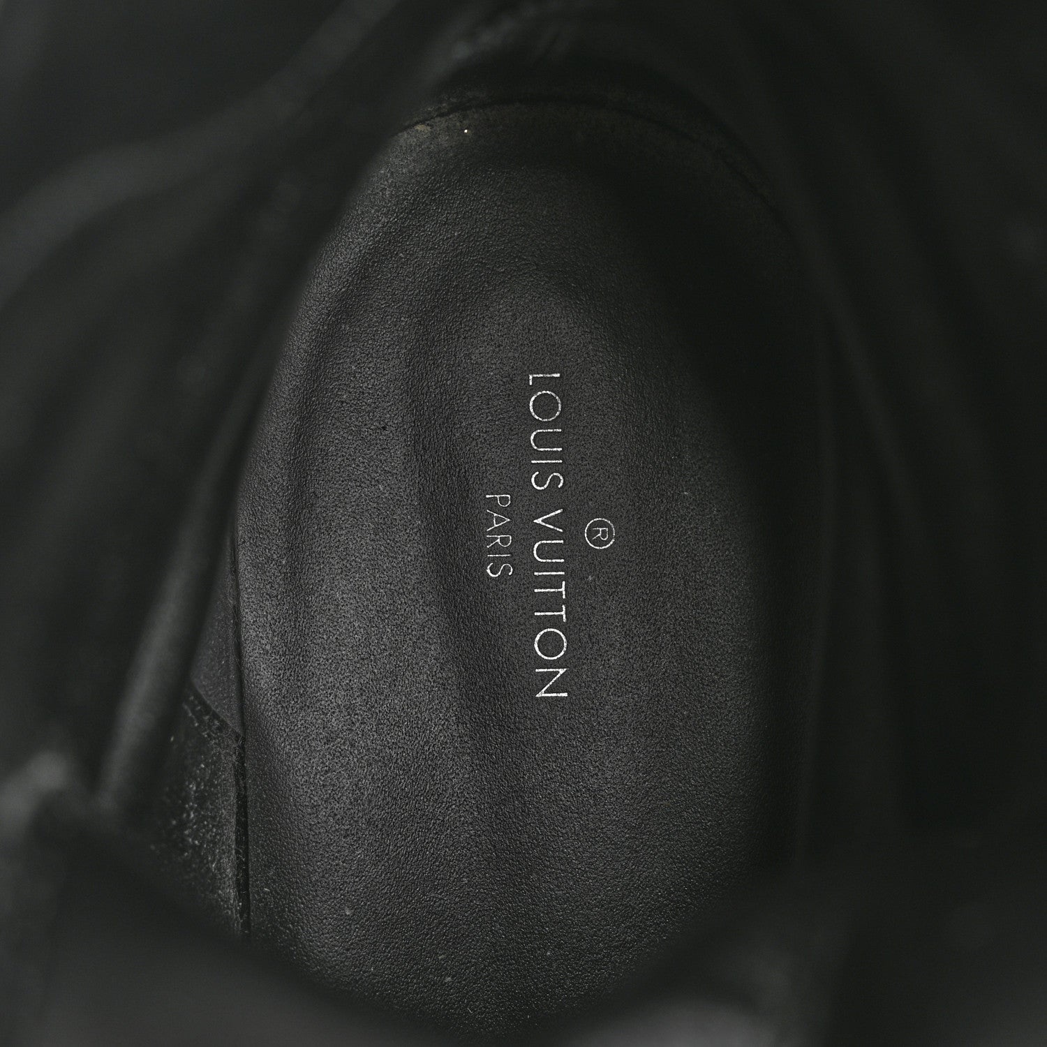 Suede Calfskin Jacquard Since 1854 Laureate Platform Desert Boots 37.5 Black