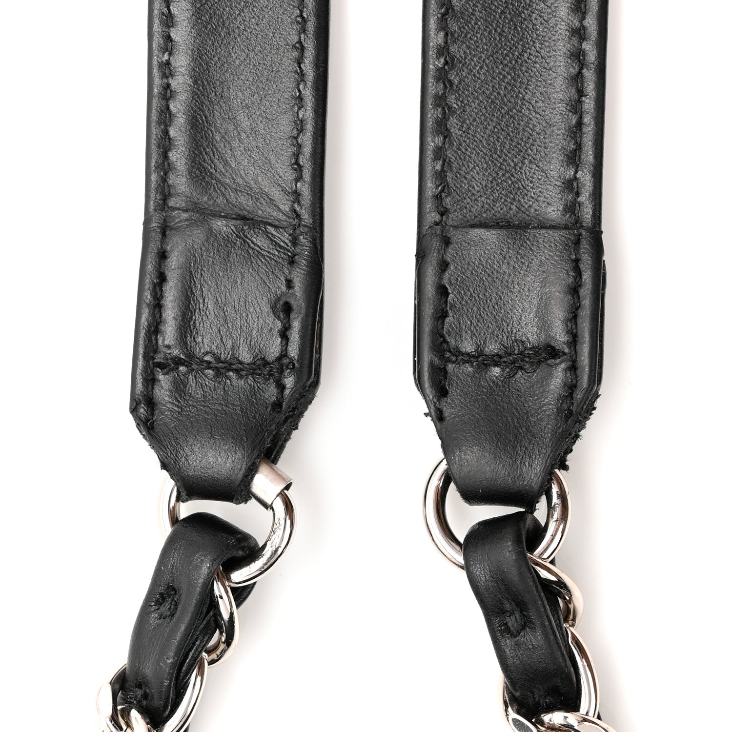 Calfskin Quilted CC Uniform Flap Belt Bag Black