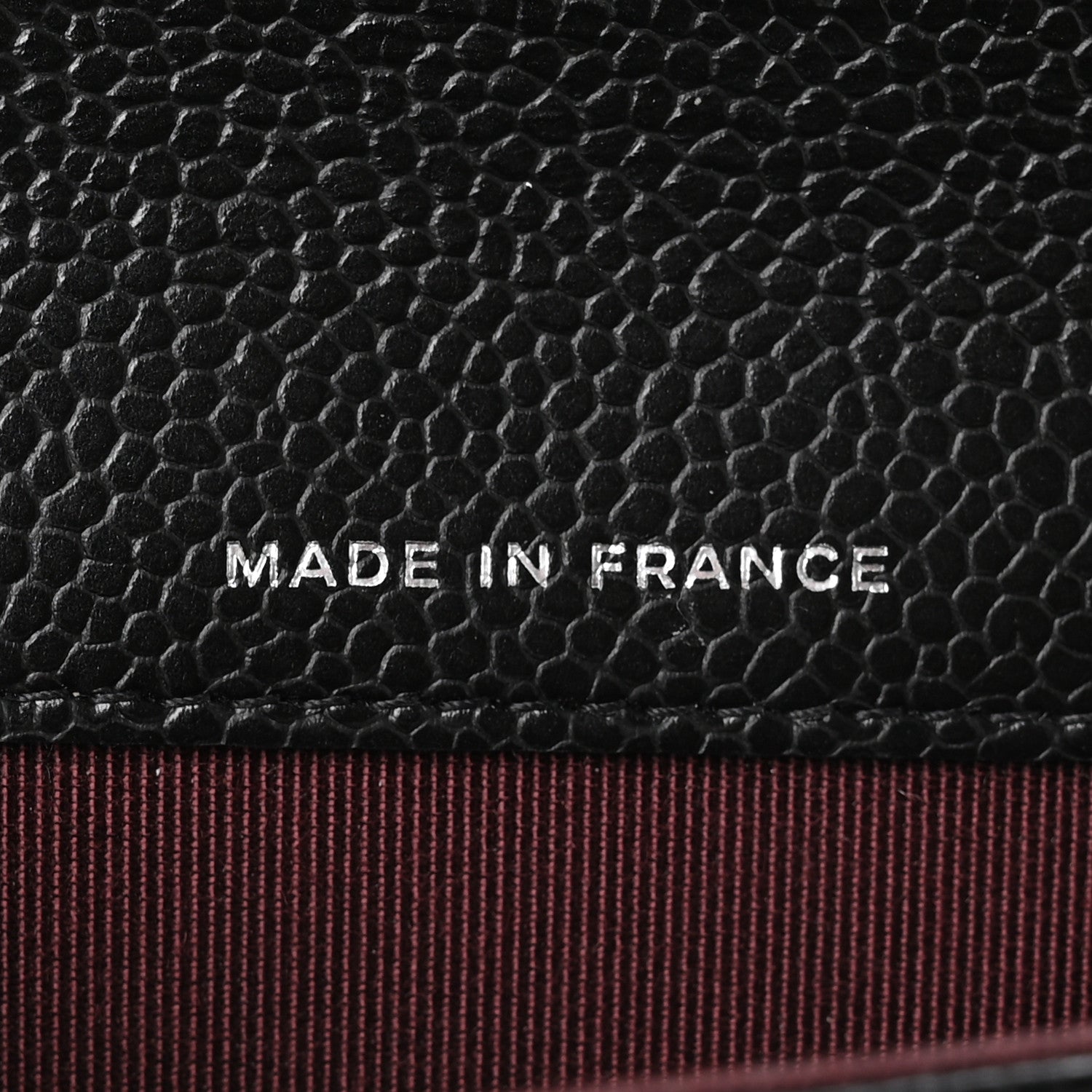 Caviar Quilted Flap Card Holder Wallet Black