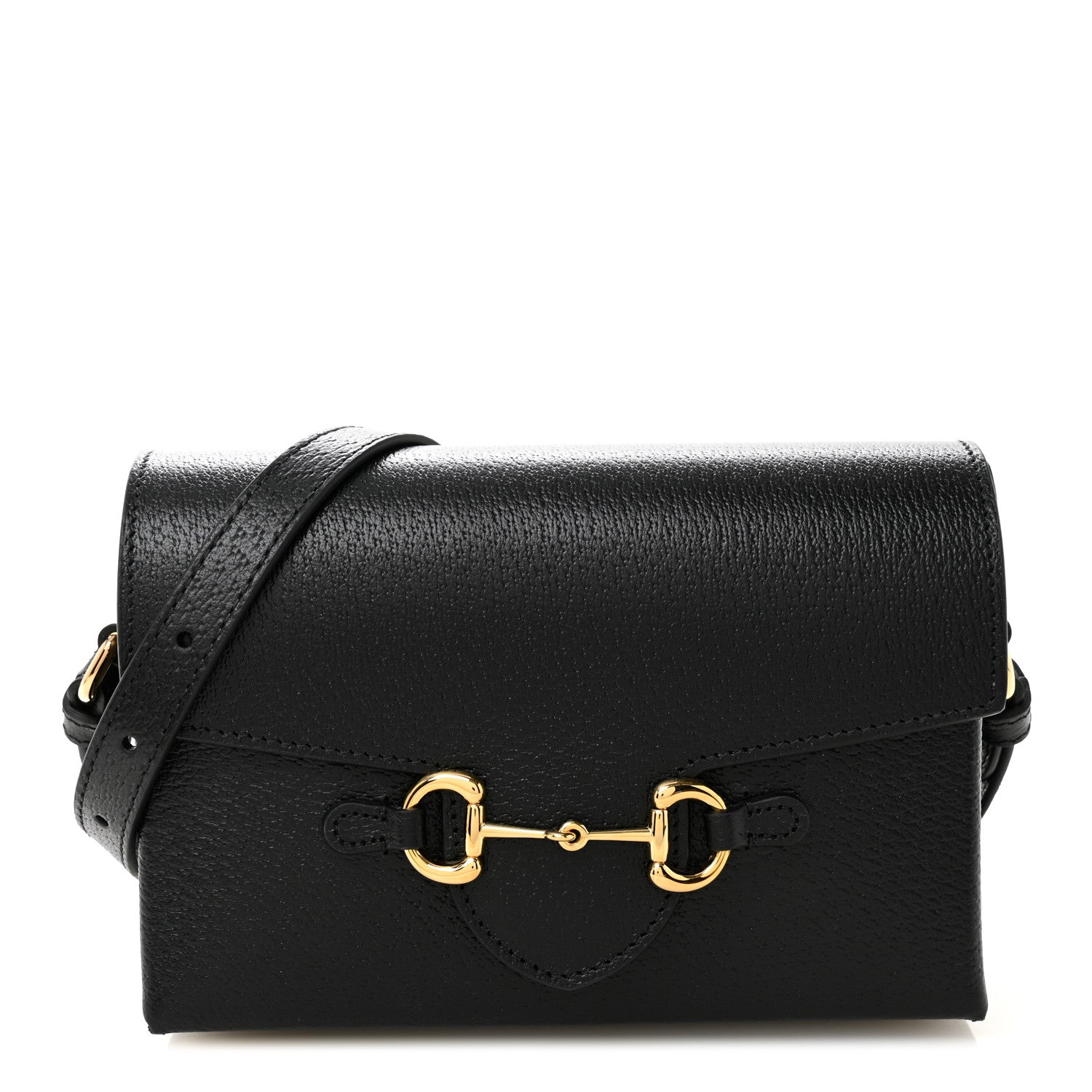 Calfskin Horsebit 1955 Shoulder Bag Black