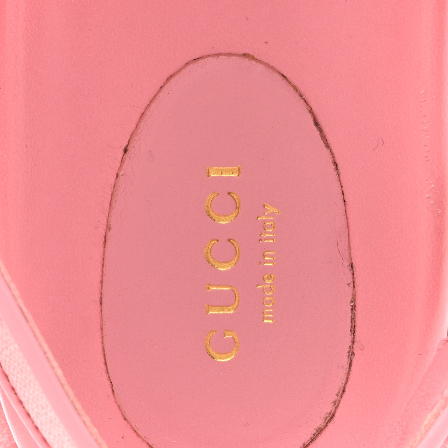 GG Supreme Monogram Granada Kid Angelina Platform 35mm Slingback Sandals 40.5 Cotton Candy Dark Cotton Candy Wild Rose