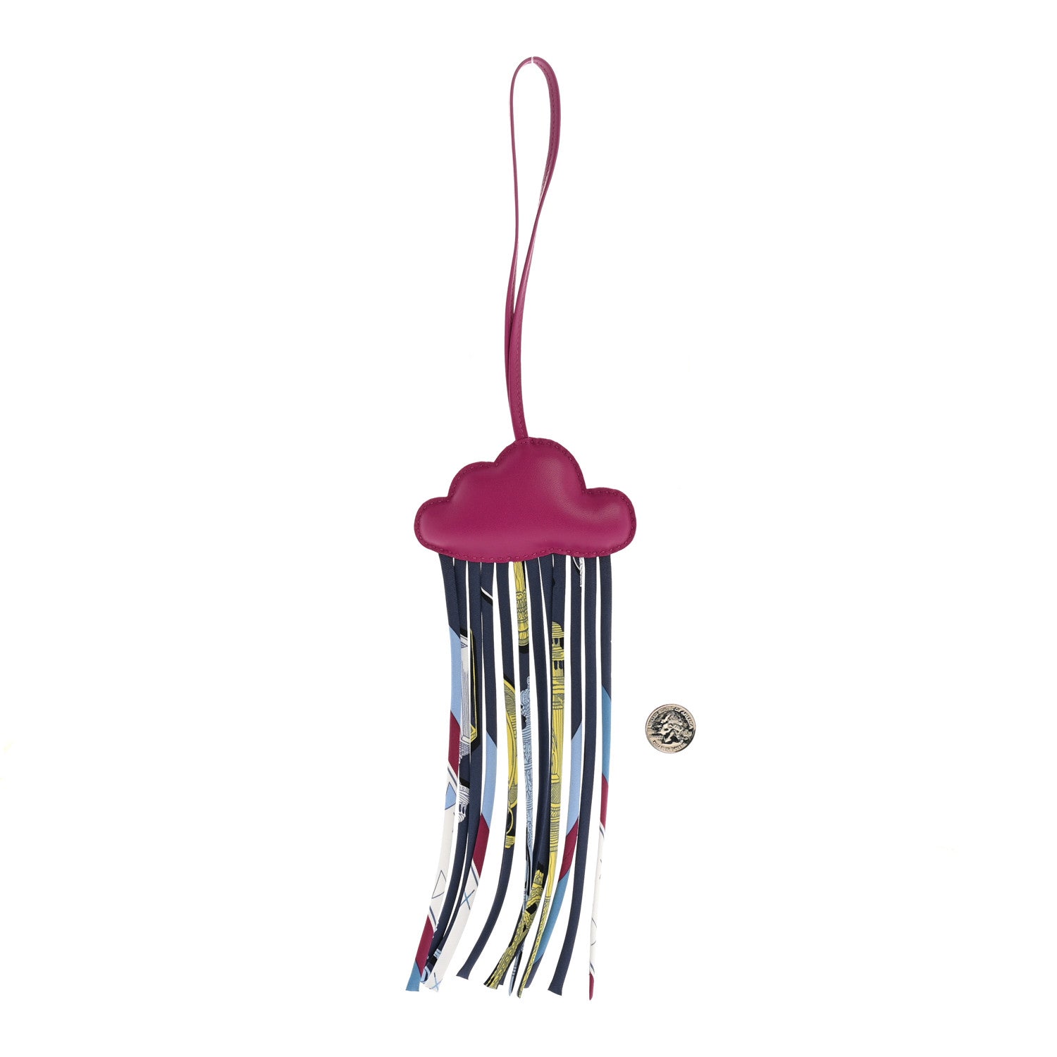 Swift Silk Cord Petit H Cloud Bag Charm