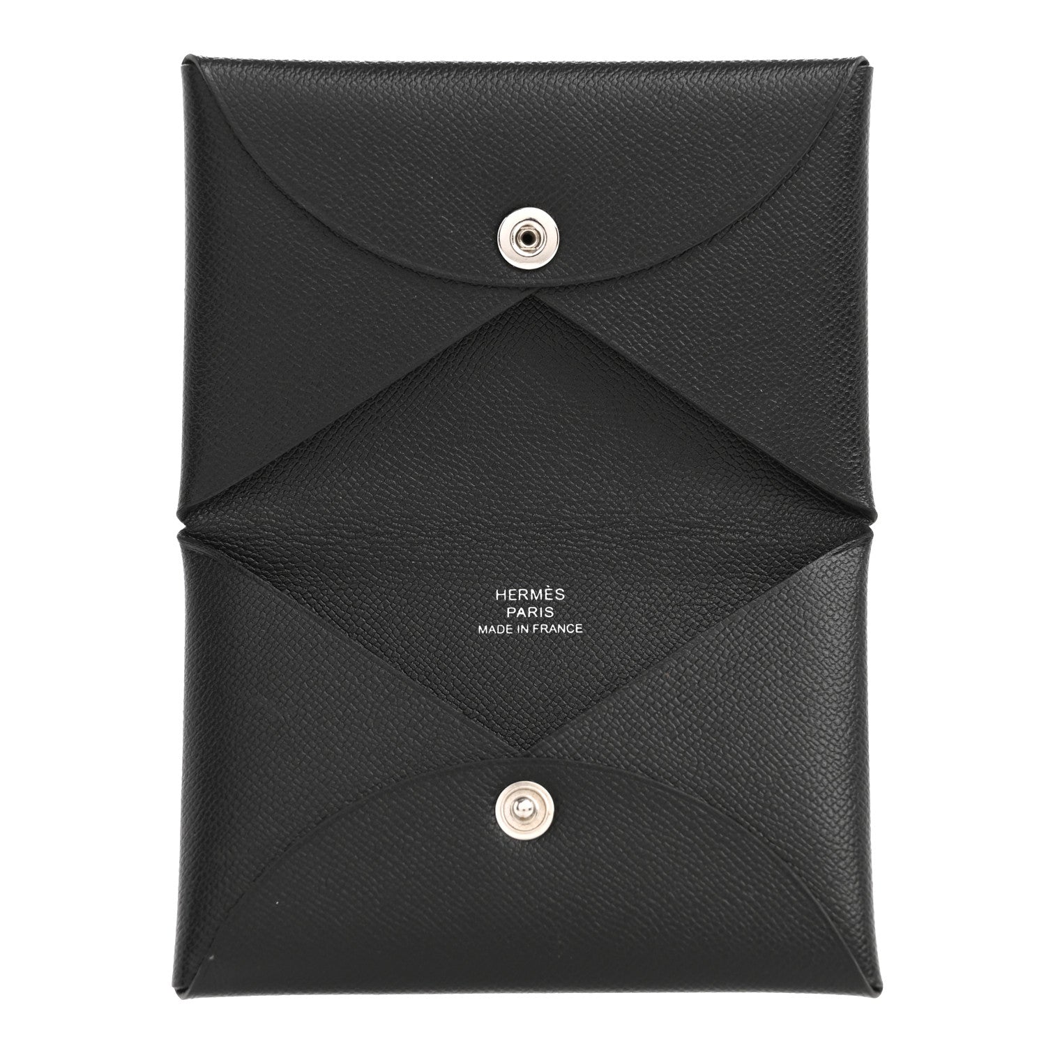 Madam Calfskin Calvi Card Case Black