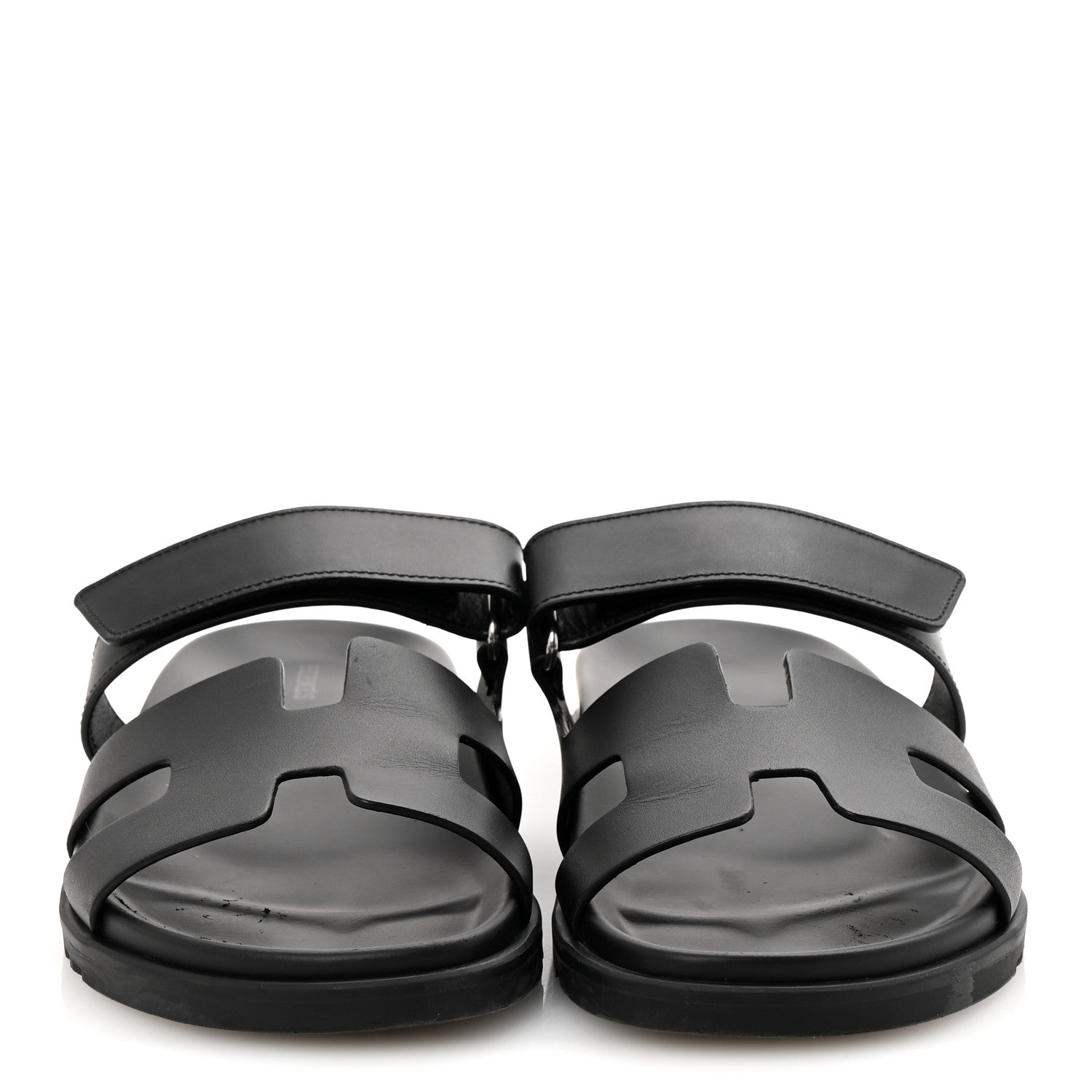Calfskin Womens Chypre Sandals 40 Black