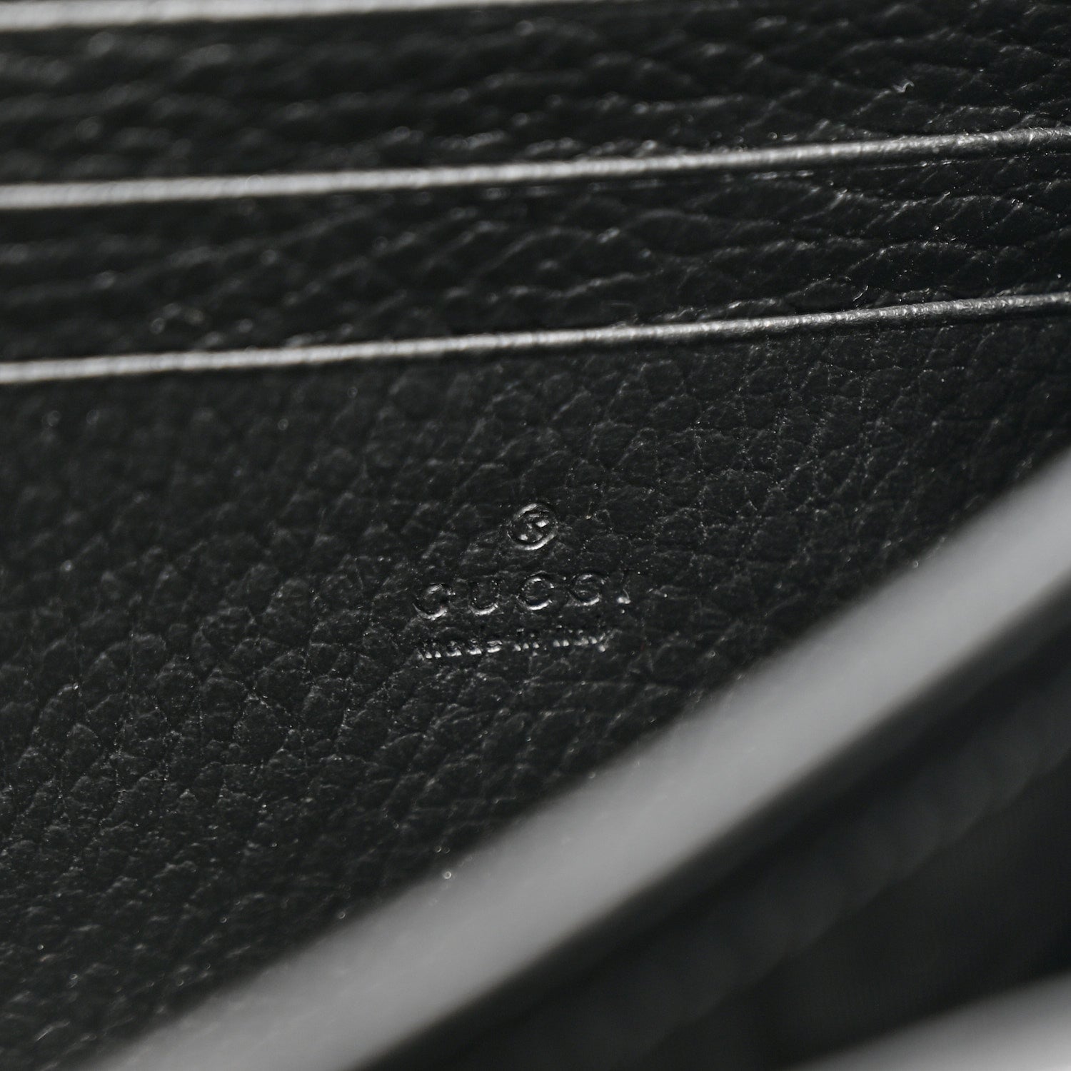 Calfskin Mini Dionysus Chain Wallet Black