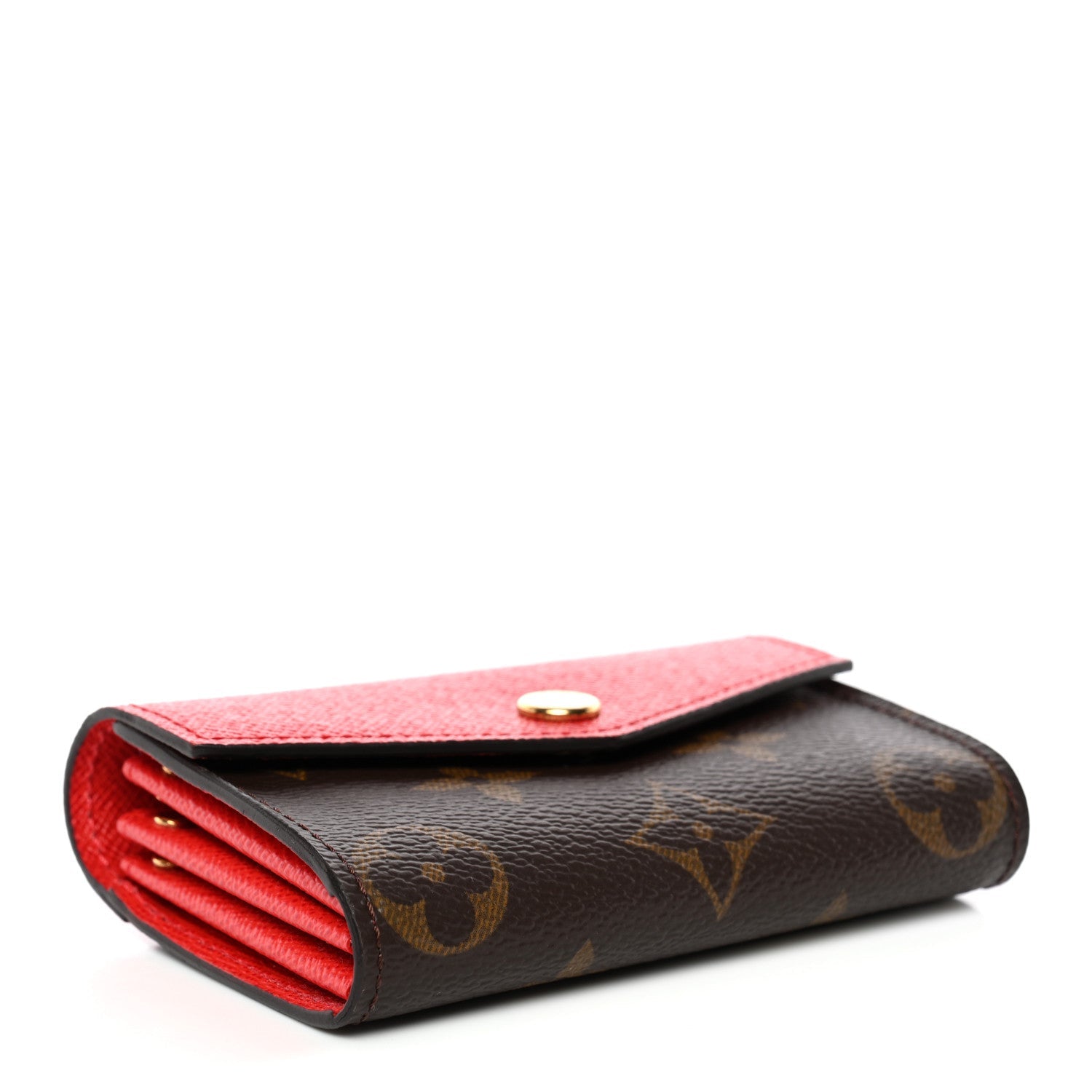 Monogram Sarah Multicartes Coquelicot