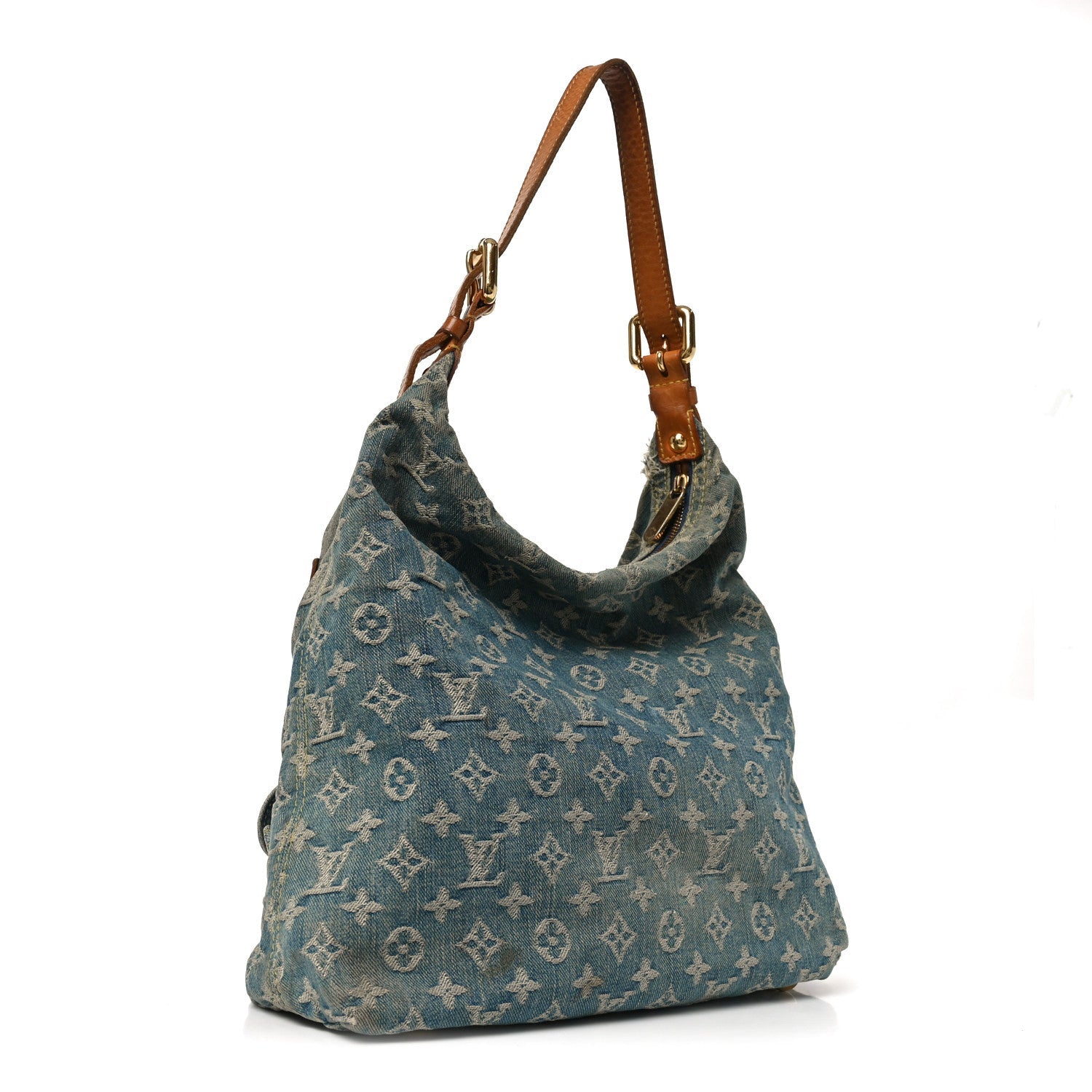 Denim Monogram Baggy GM Blue