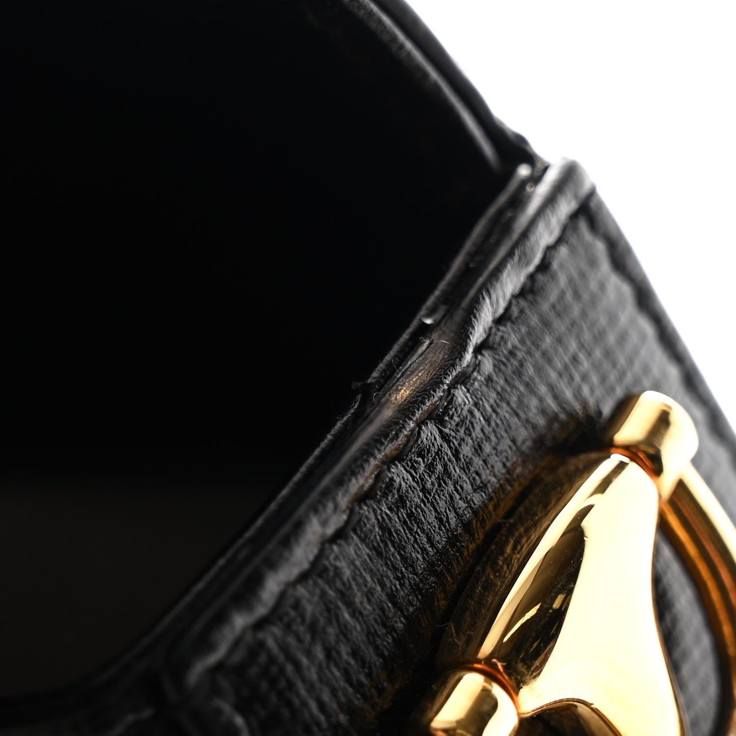 Azalea Calfskin Web Mini Horsebit 1955 Shoulder Bag Black