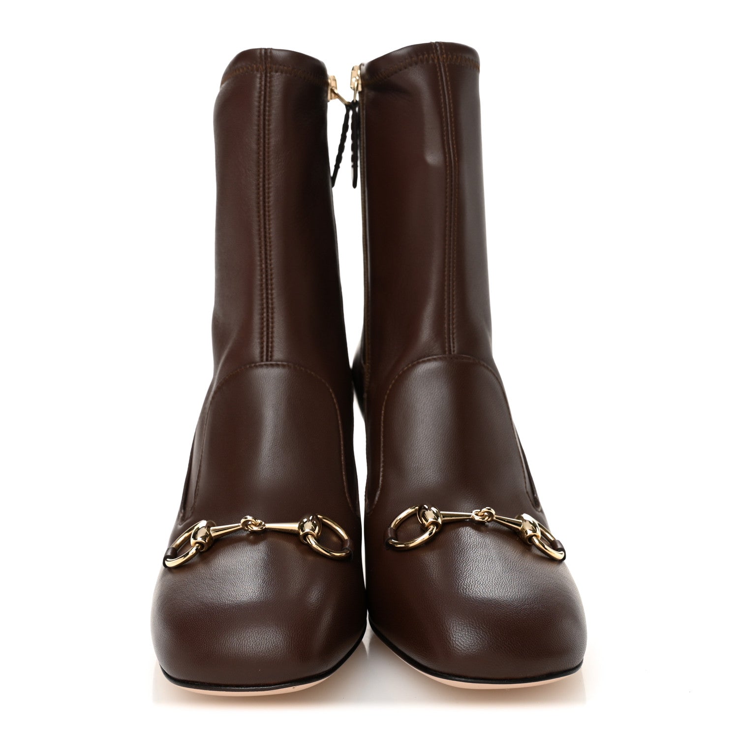 Nappa Horsebit Ankle Boots 37.5 New Chocolate