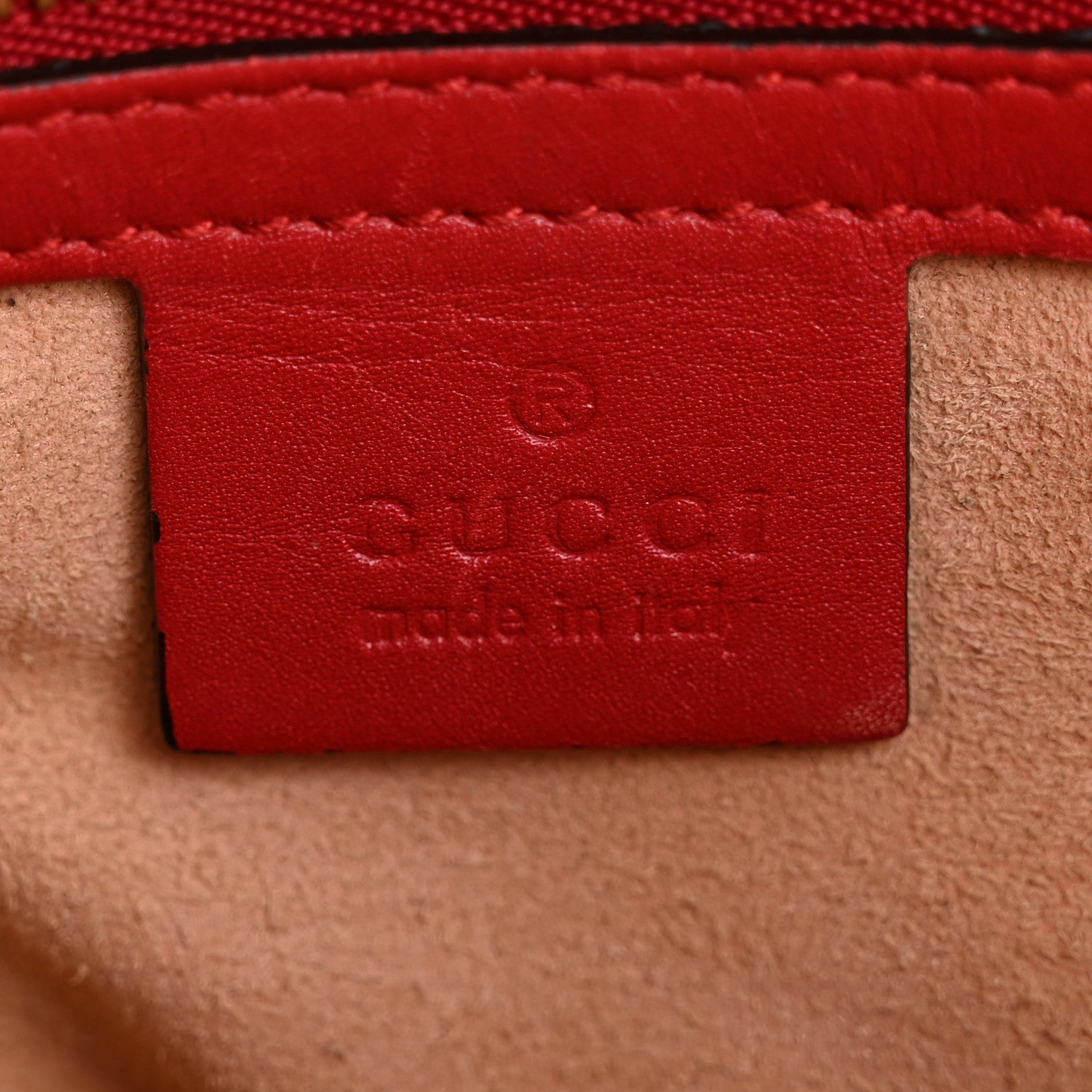 Soft Guccissima Signature Top Handle Tote Bag Red