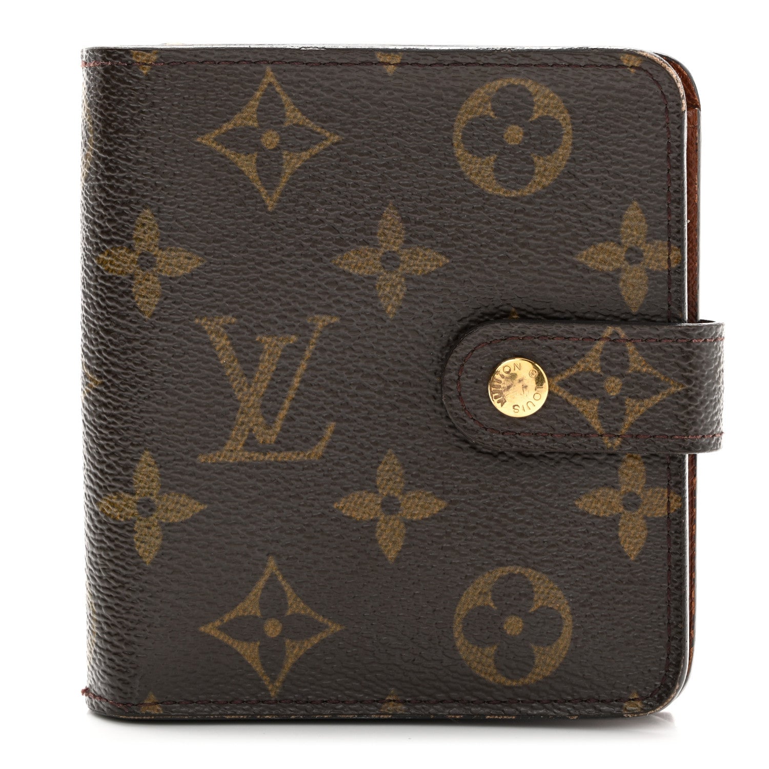 Monogram Compact Zippe Zipped Wallet