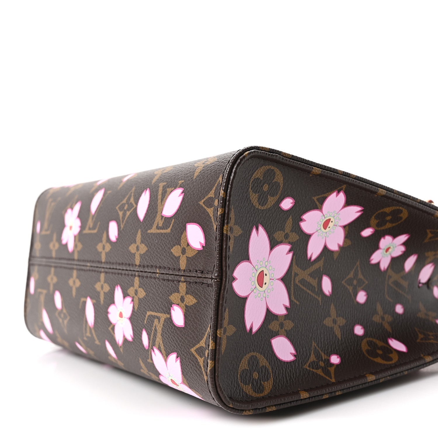 LV X TM Monogram Cherry Blossom Onthego PM Sakura Brown
