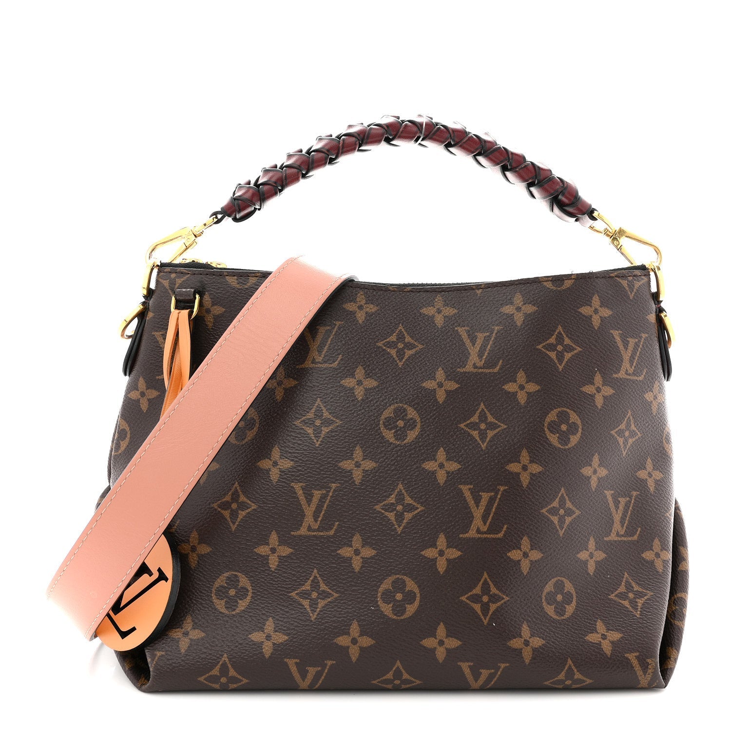 Monogram Beaubourg Hobo Mini Bordeaux Red Peach Safran Blue Jean Blue