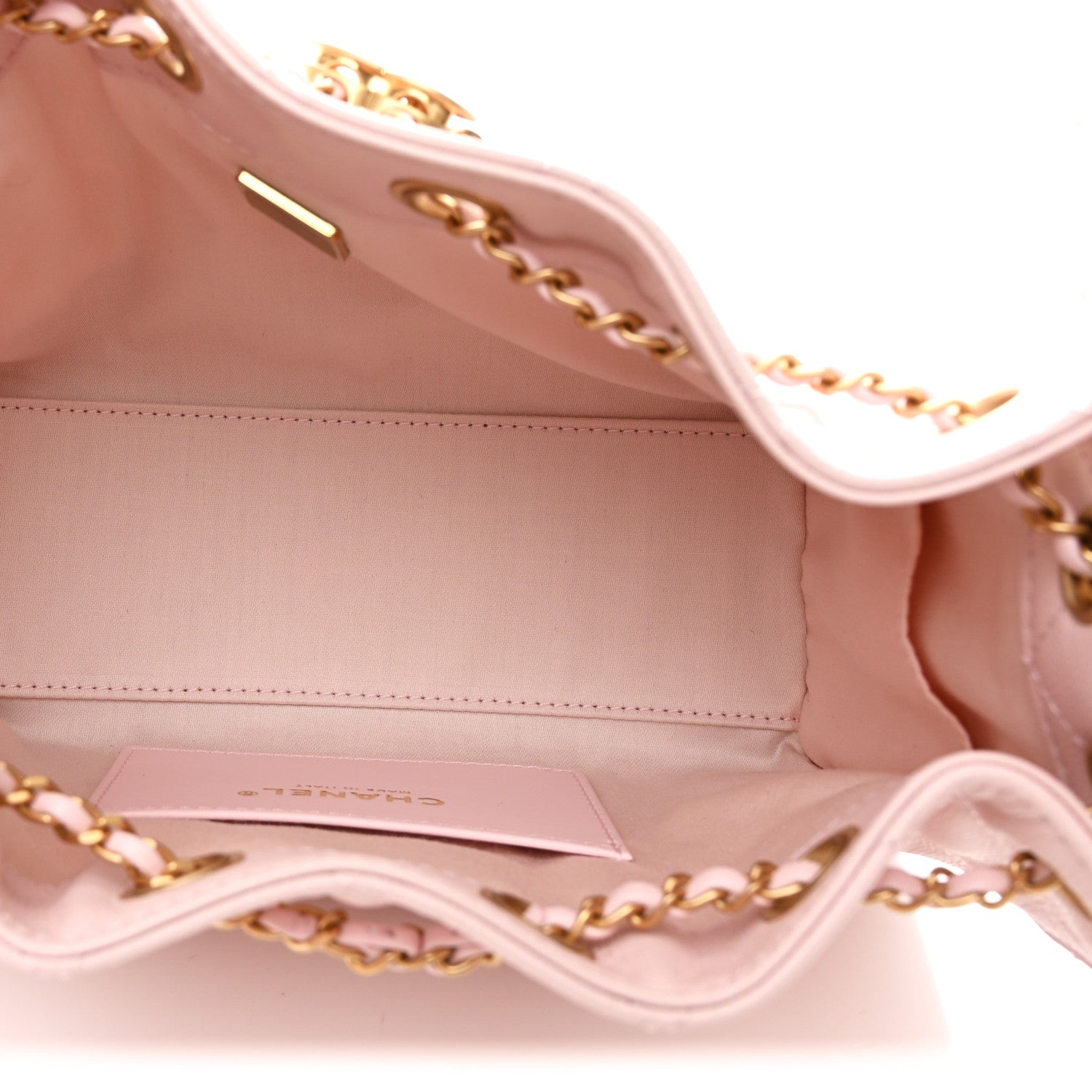 Caviar Quilted Mini Chanel 25 Handbag Light Pink