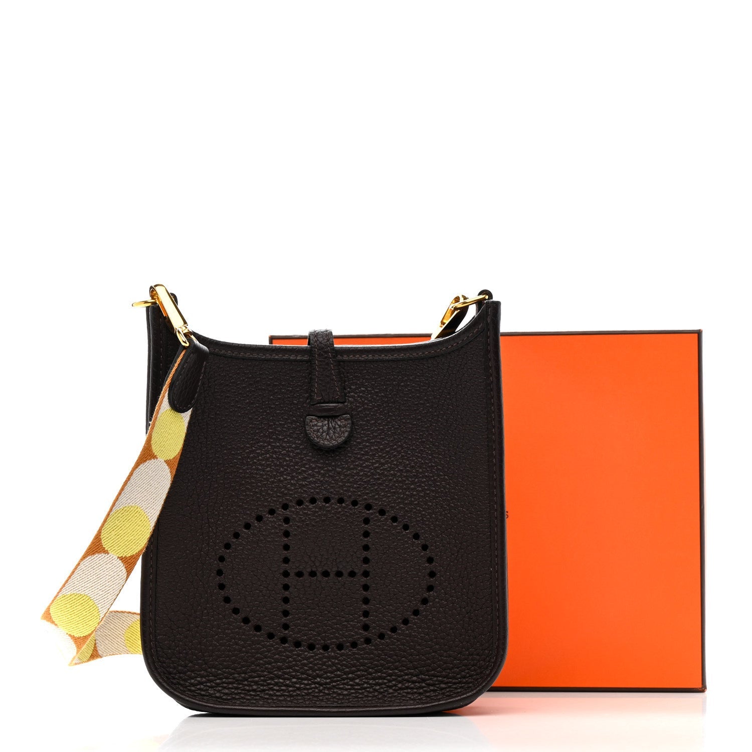 Taurillon Clemence Flipperball Sangle Evelyne TPM Rouge Sellier Caramel Nata Gold