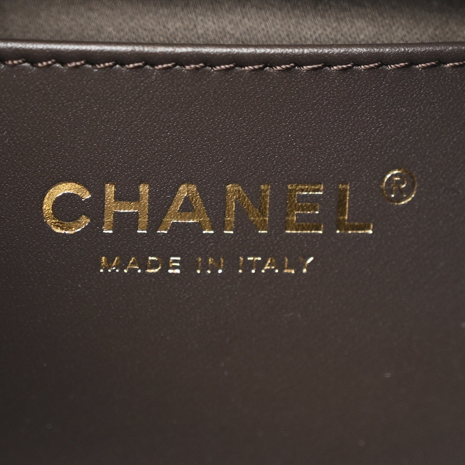 Suede Quilted Mini Chanel 25 Handbag Dark Brown