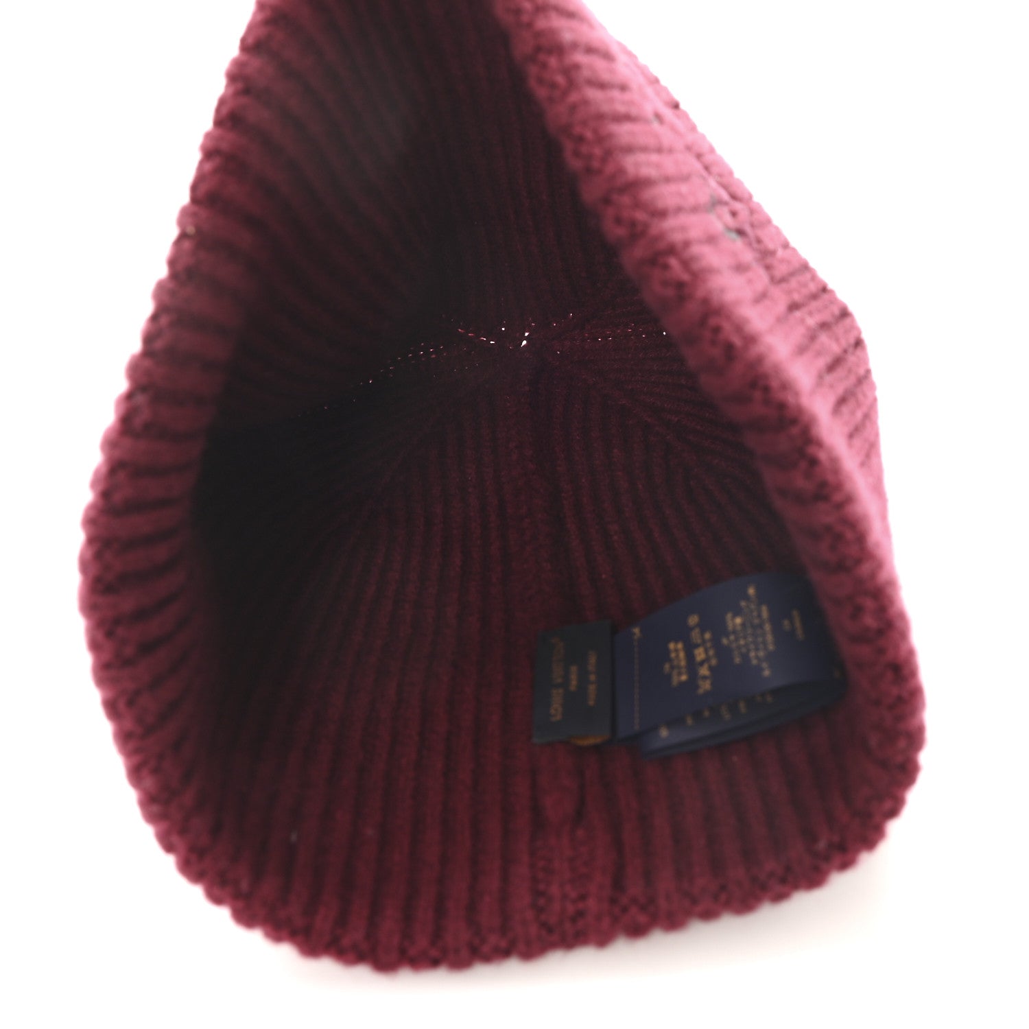 Cashmere LV Dual Beanie S Bordeaux