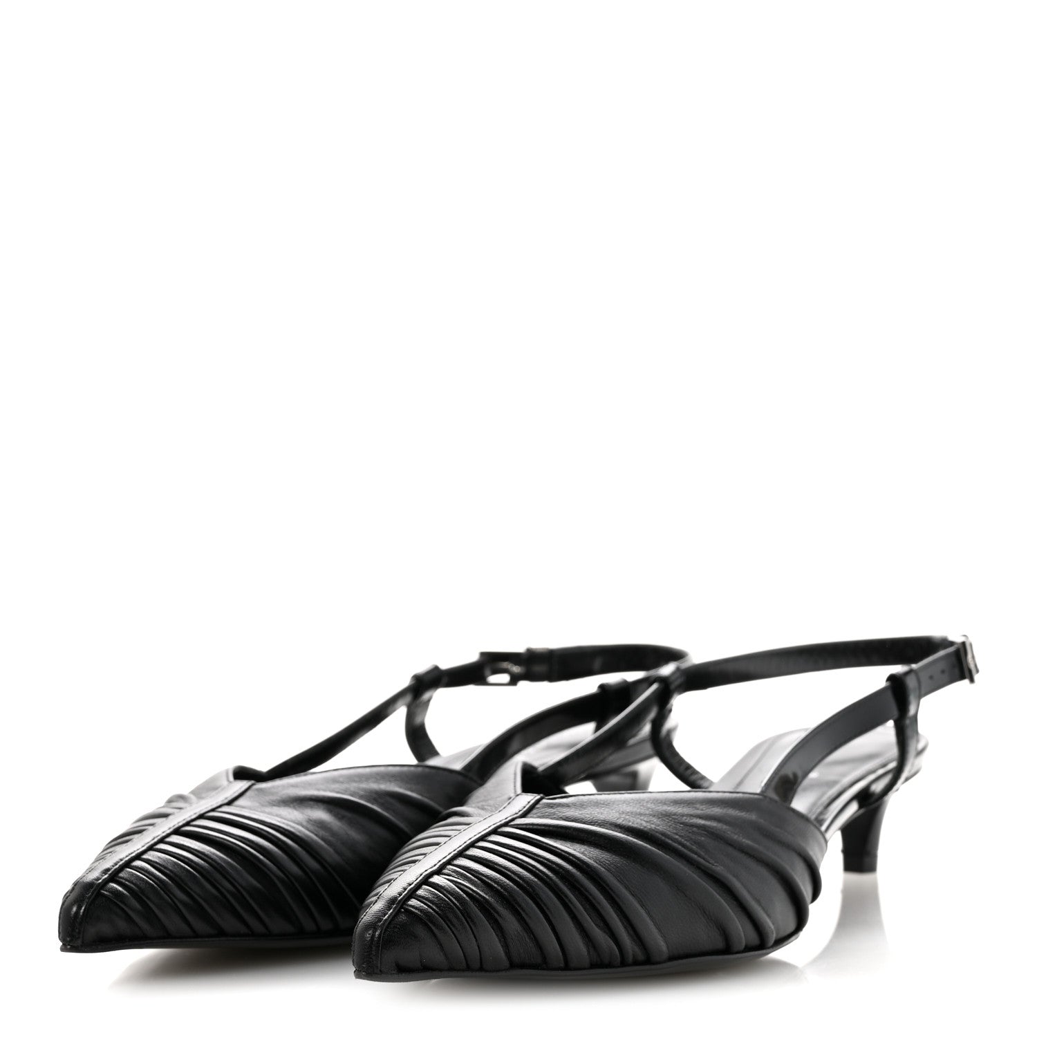 Calfskin Allure D'Orsay Slingback Pump 37.5 Black