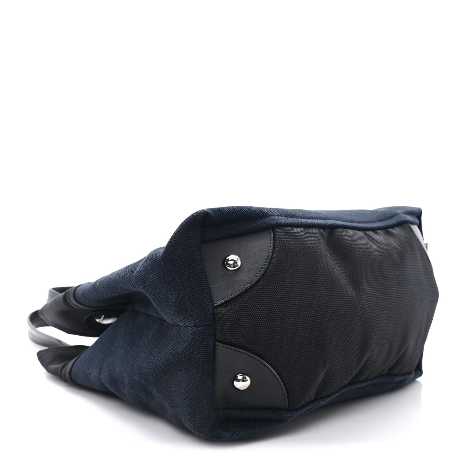 Lambskin Canvas CC Shopping Tote Black