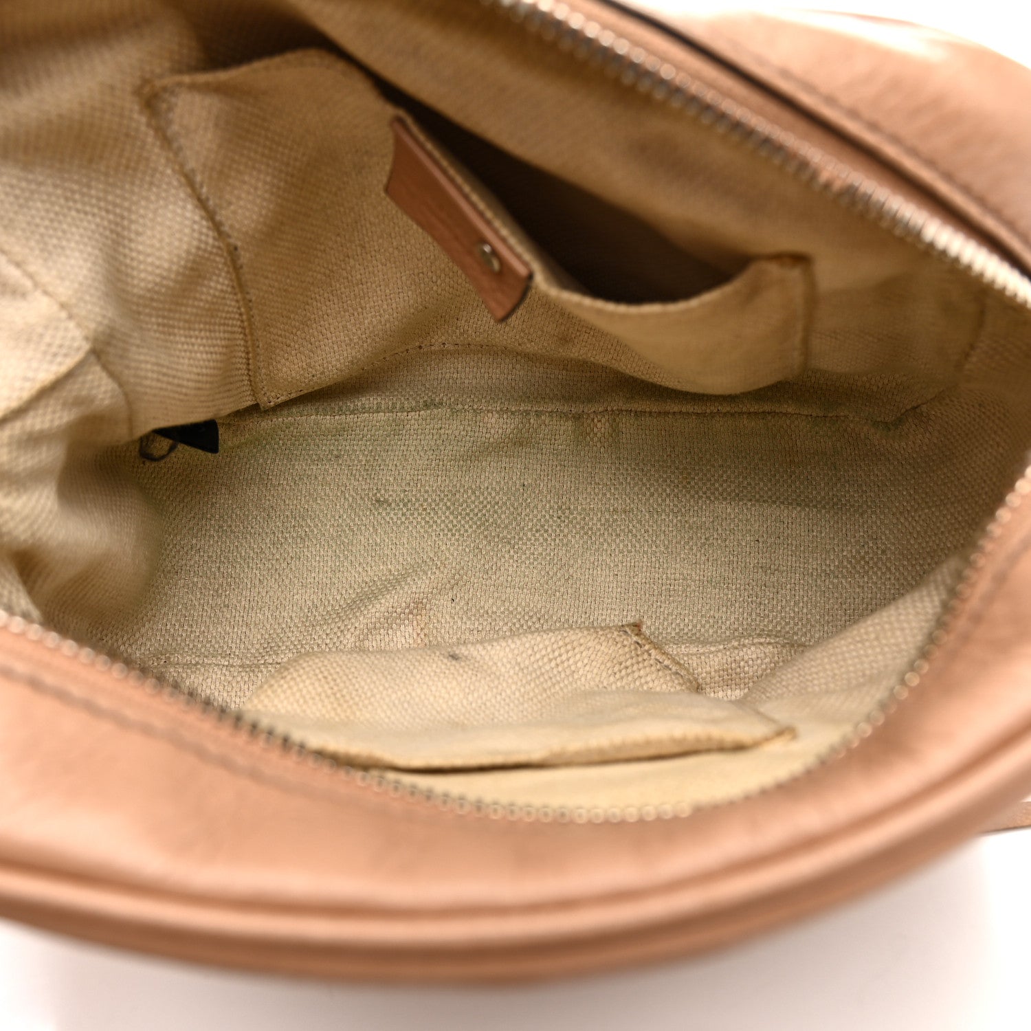Pebbled Calfskin Small Soho Disco Bag Camelia