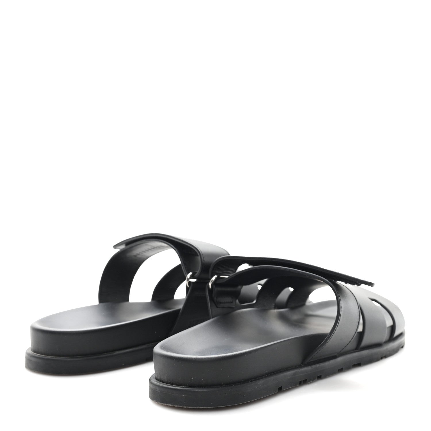 Calfskin Womens Chypre Sandals 41 Black