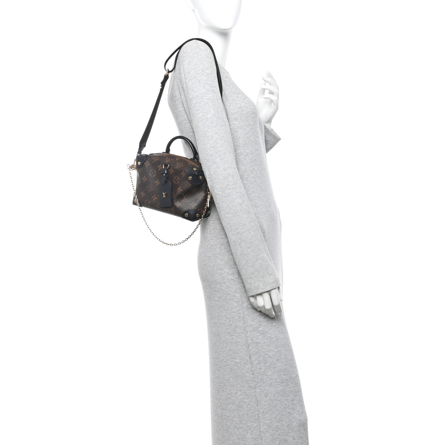 Monogram Petite Malle Souple Black