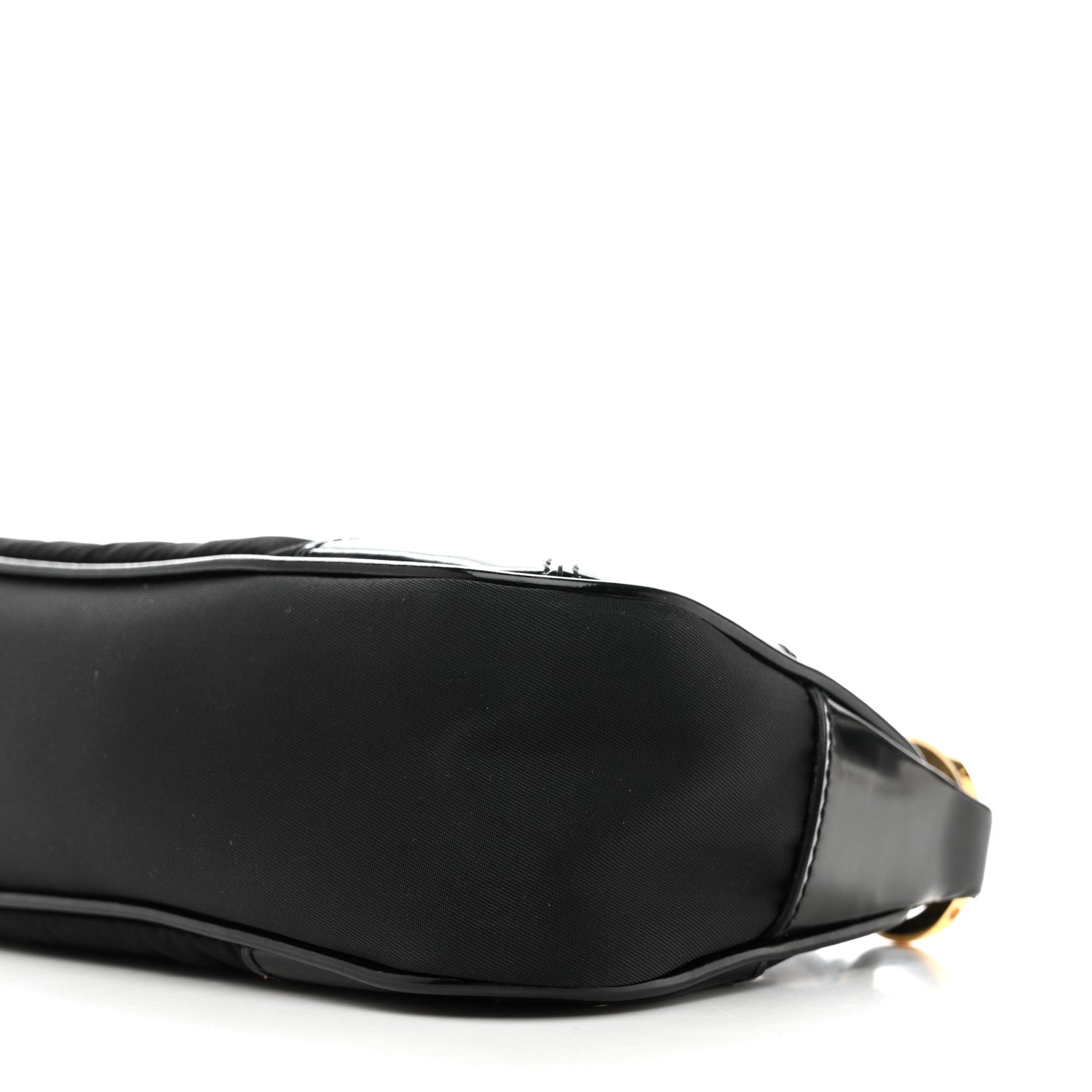 Re-Nylon Spazzolato Re-Edition 2002 Shoulder Bag Black