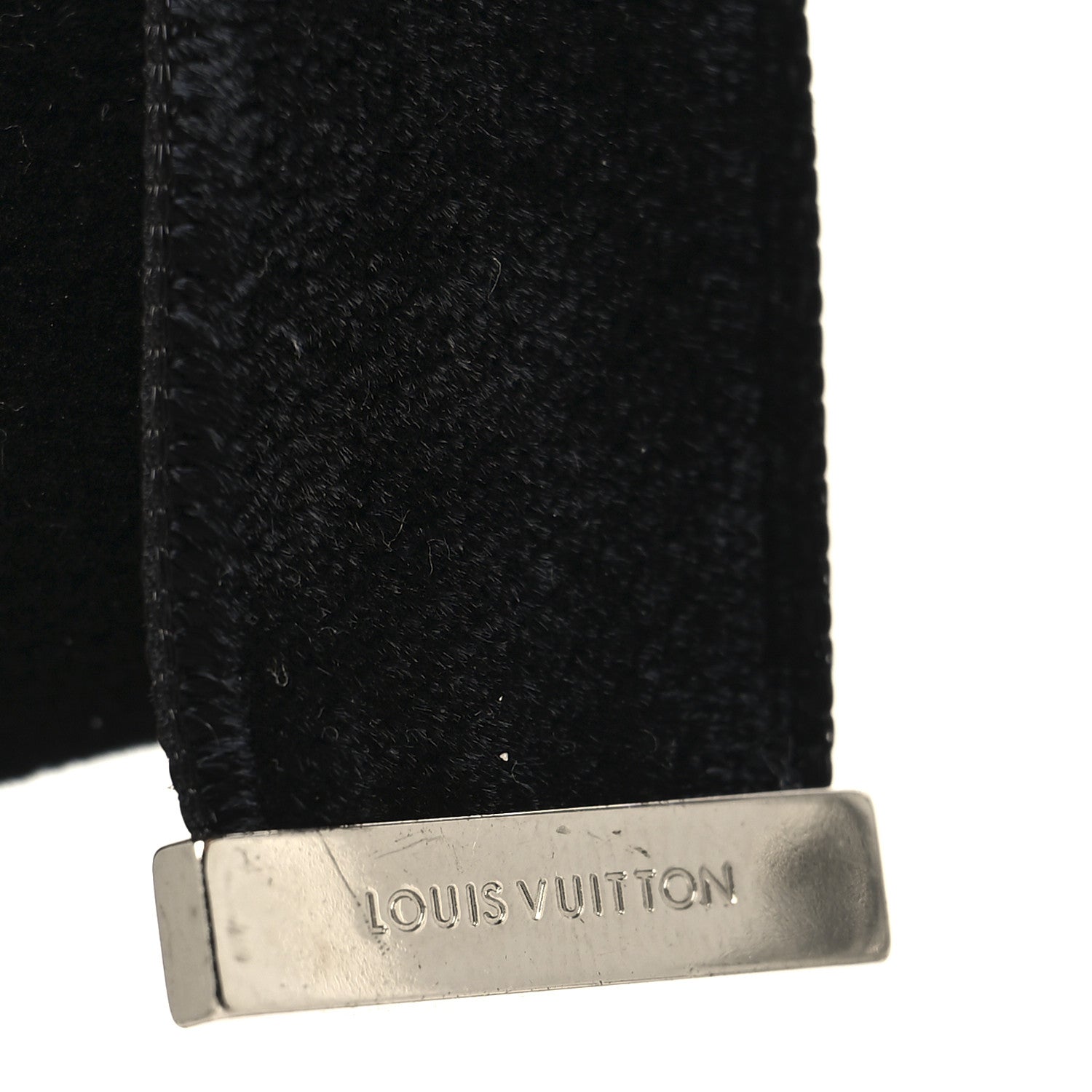 Velvet Resin Crystal Choker Necklace Black