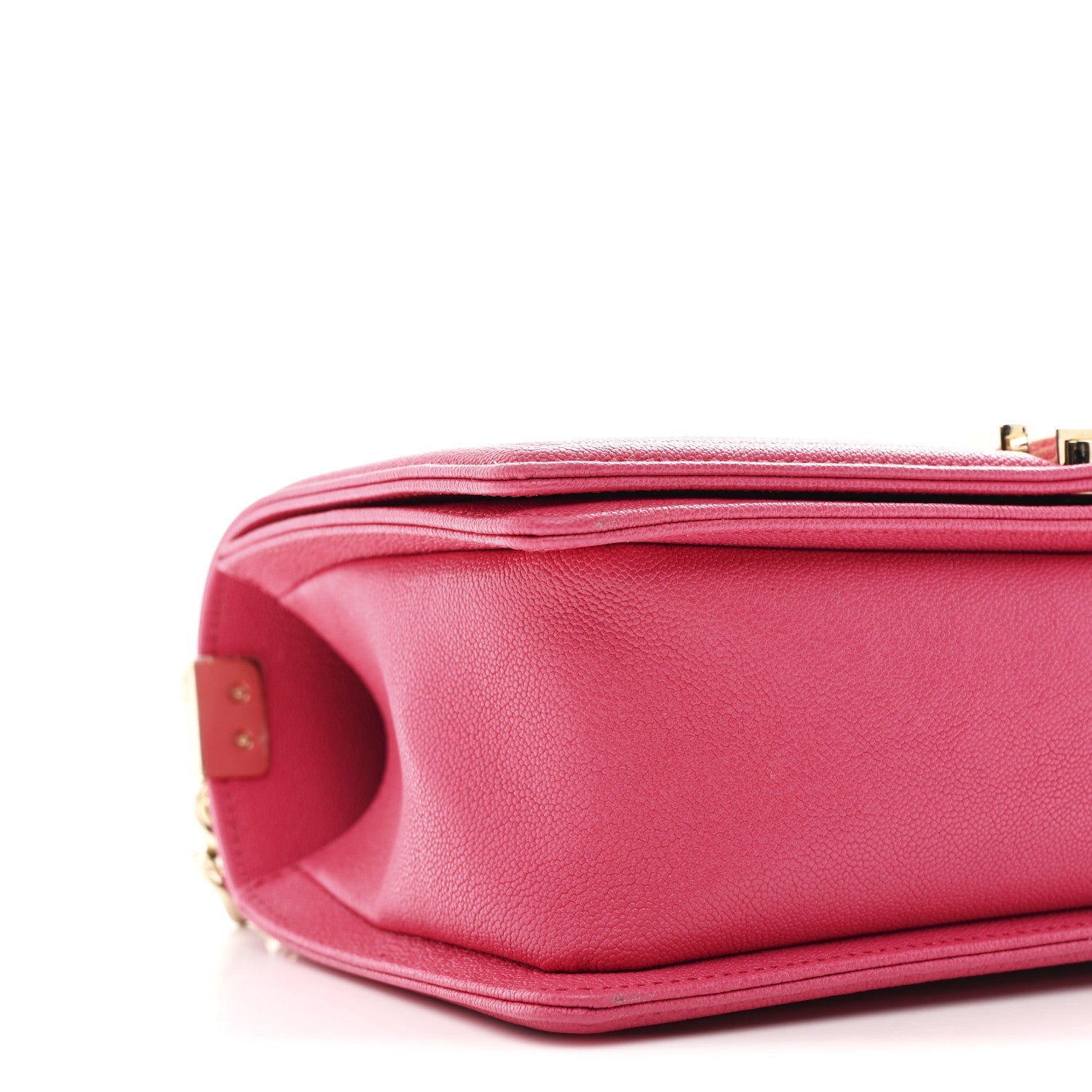 Caviar Quilted Medium Boy Flap Pink