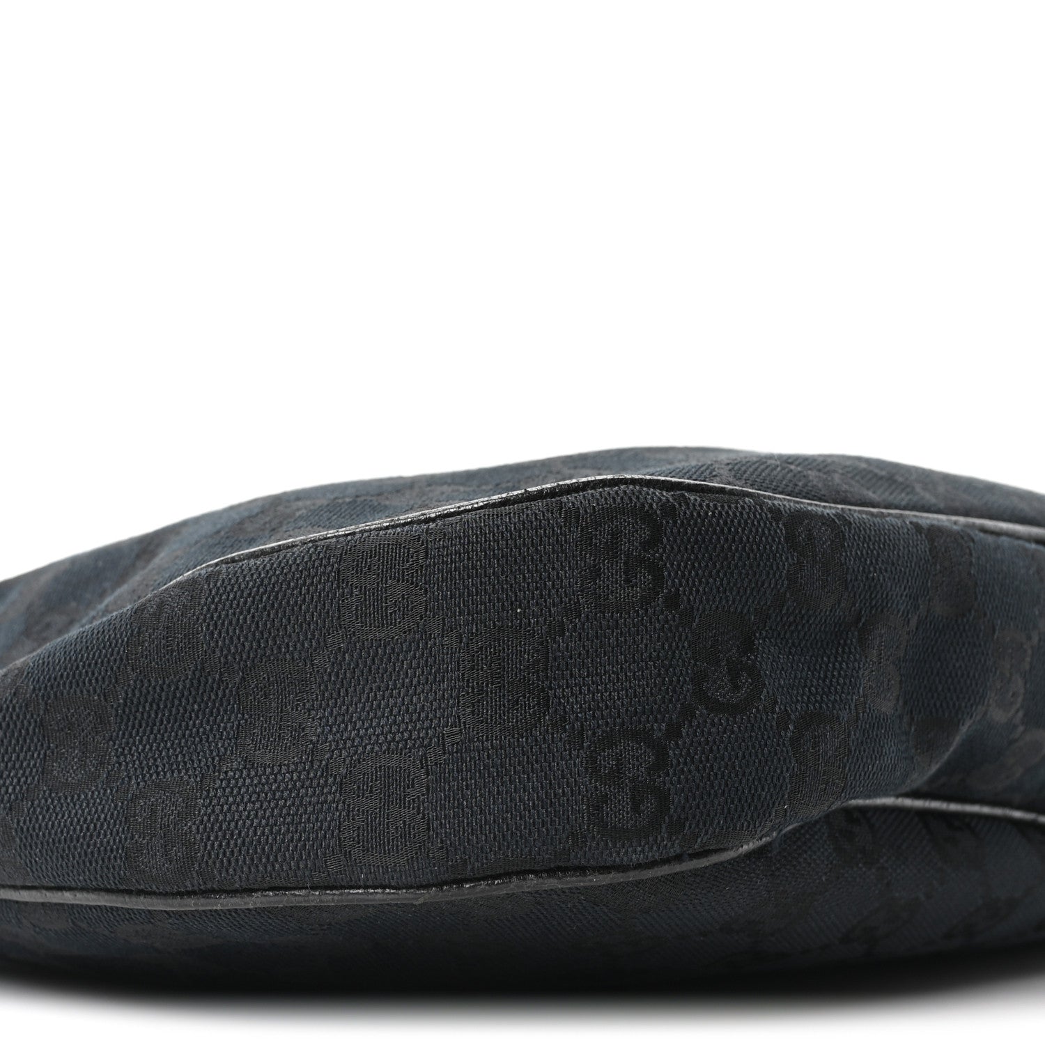 Monogram Medium Half Moon Hobo Black