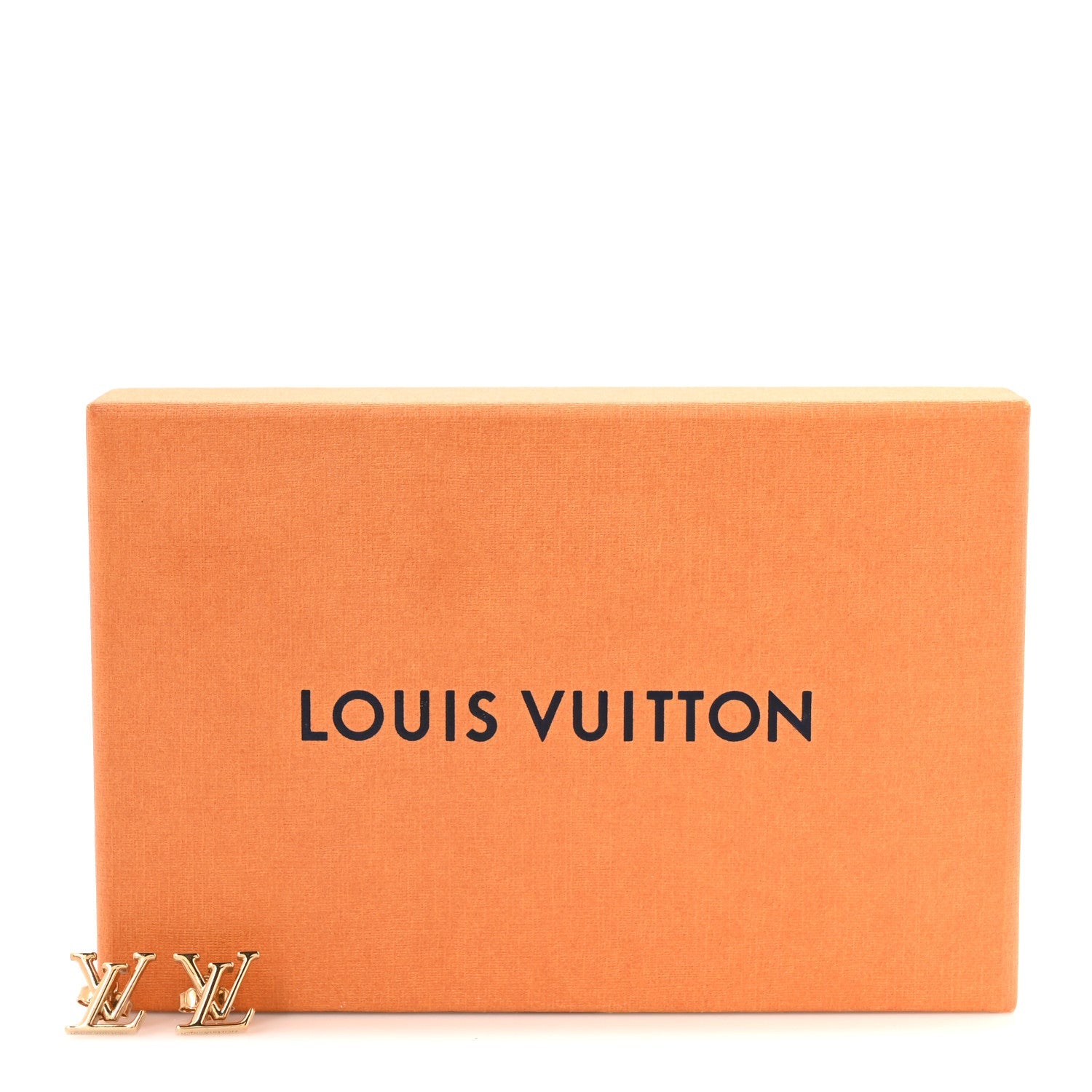 Metal LV Iconic Earrings Gold