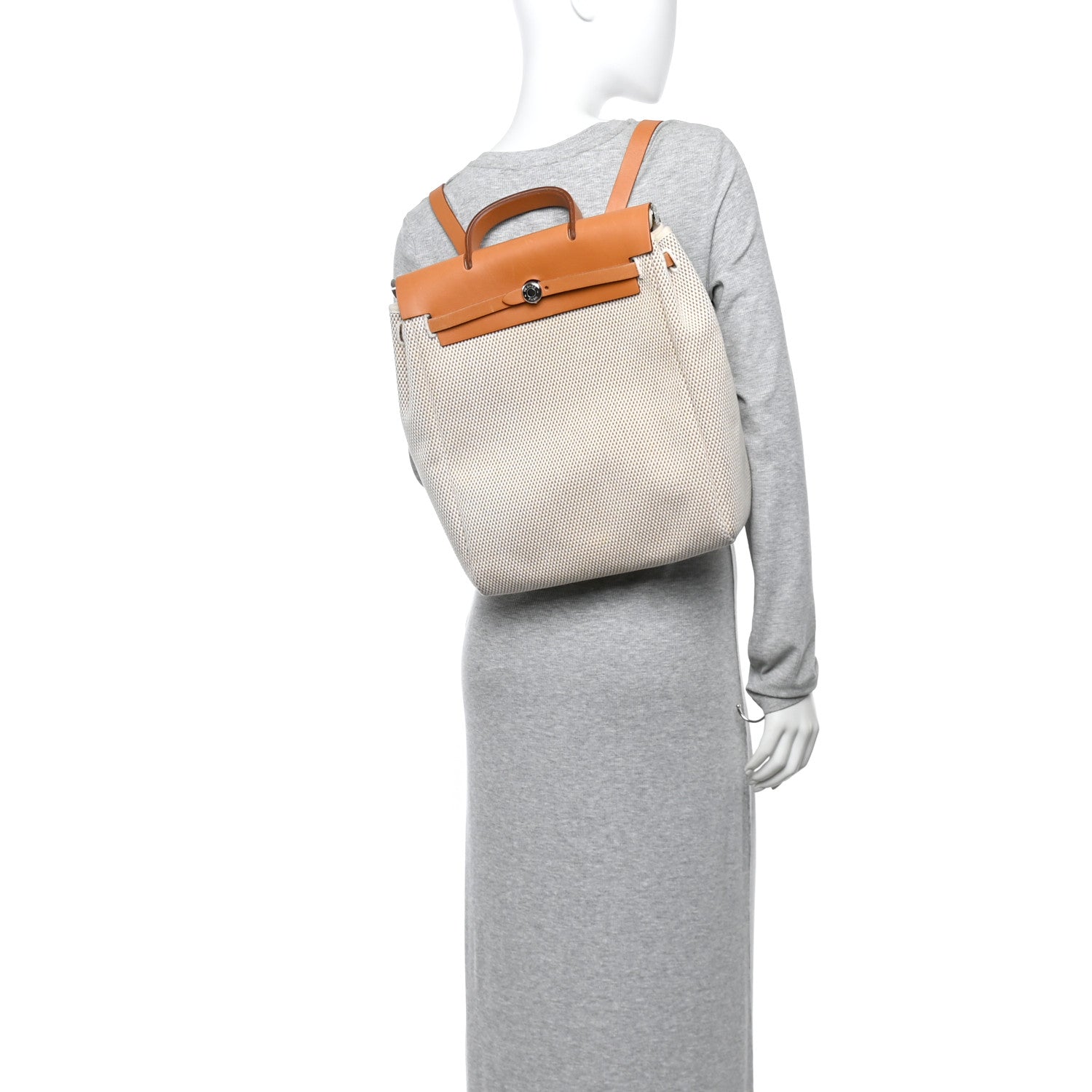 Vache Hunter Criss Viking Herbag a Dos Retourne Backpack Ecru Beige Naturel