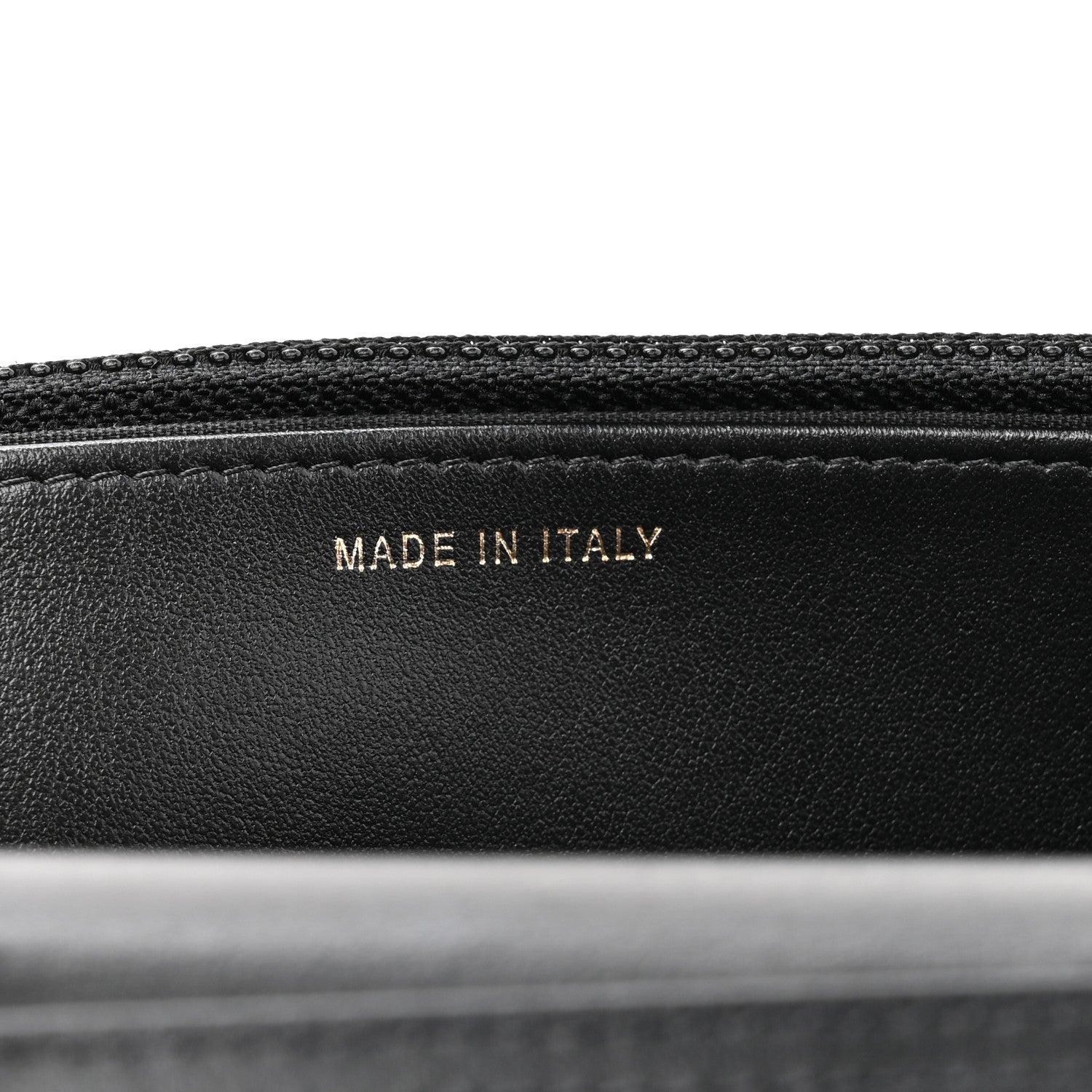 Lambskin Quilted Pearl Wallet On Chain WOC Black
