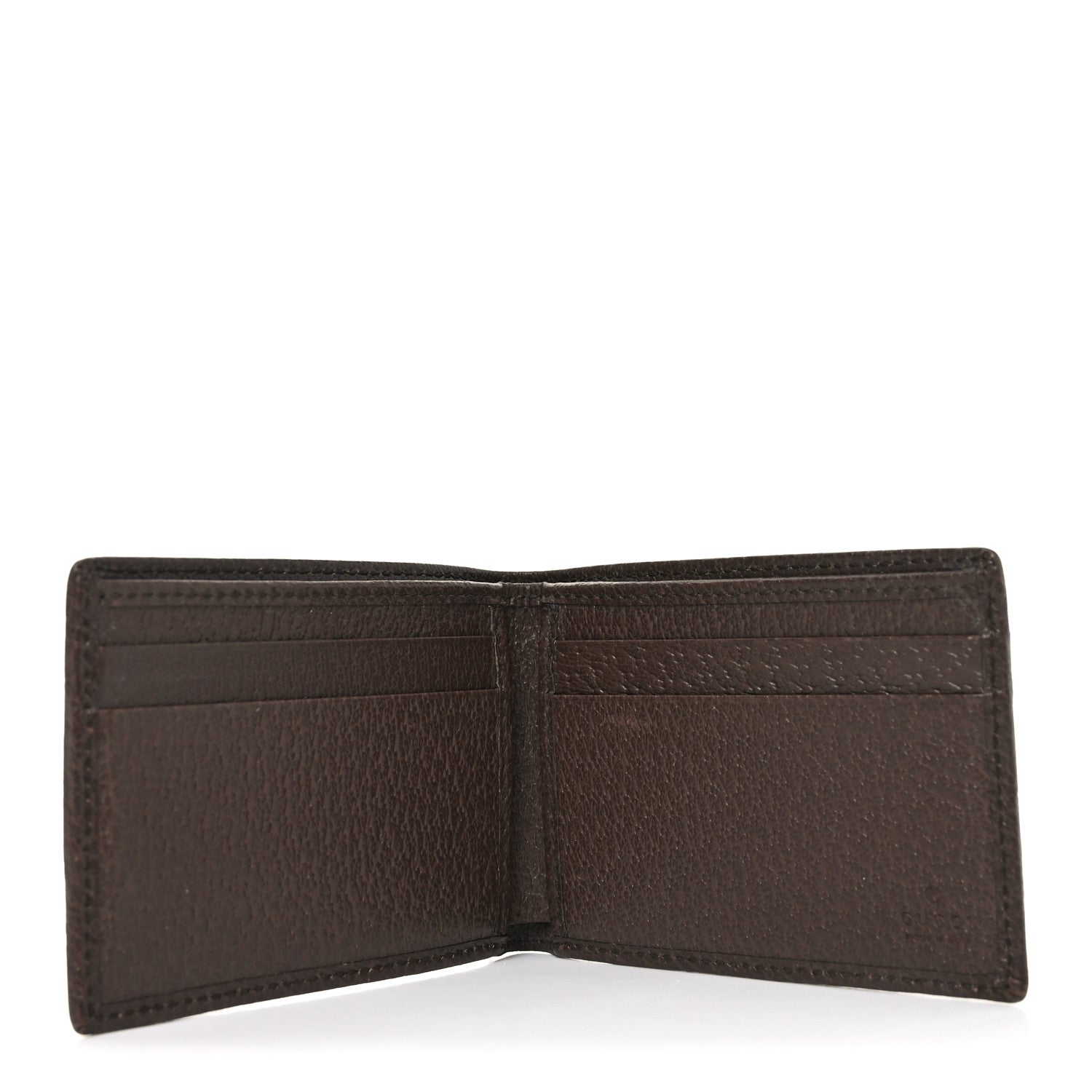 GG Supreme Monogram Web Mens Ophidia Bi-Fold Wallet Beige New Acero