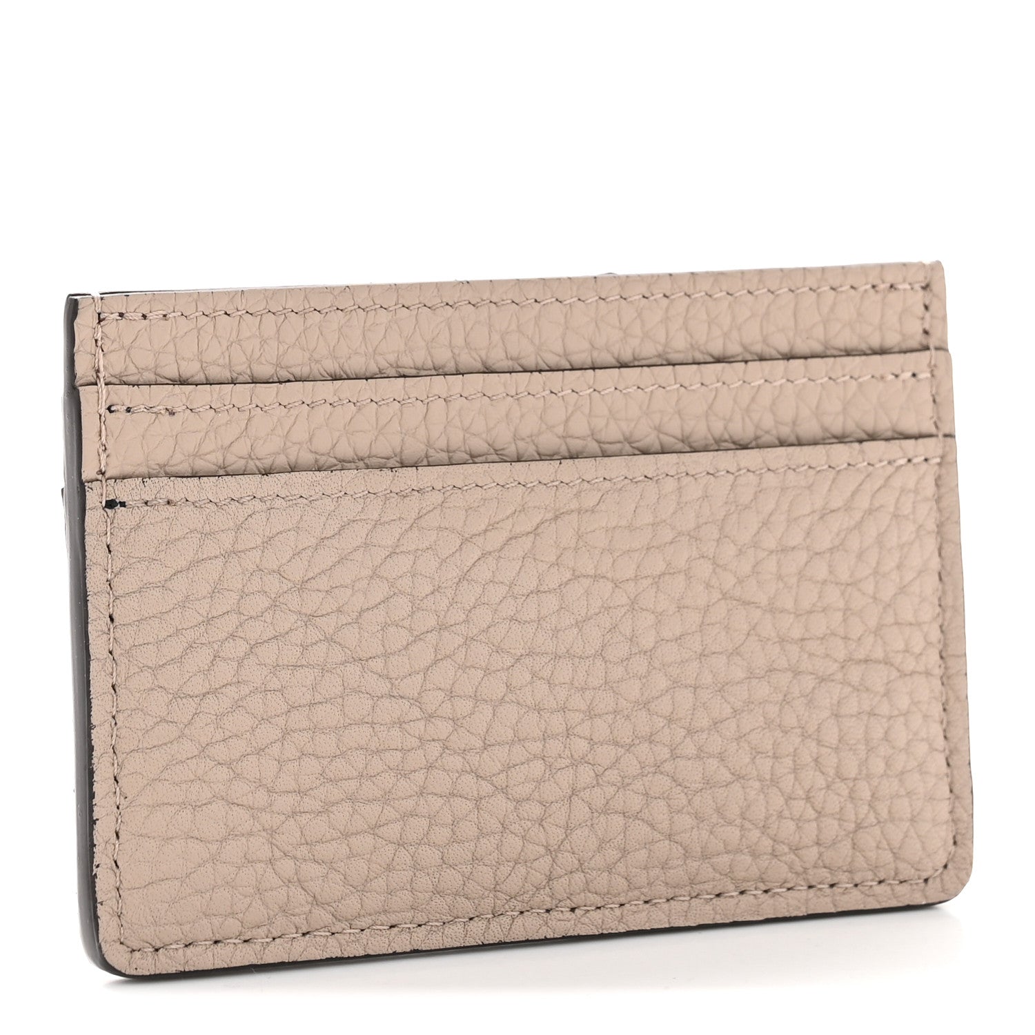 Taurillon Capucines Card Holder Galet