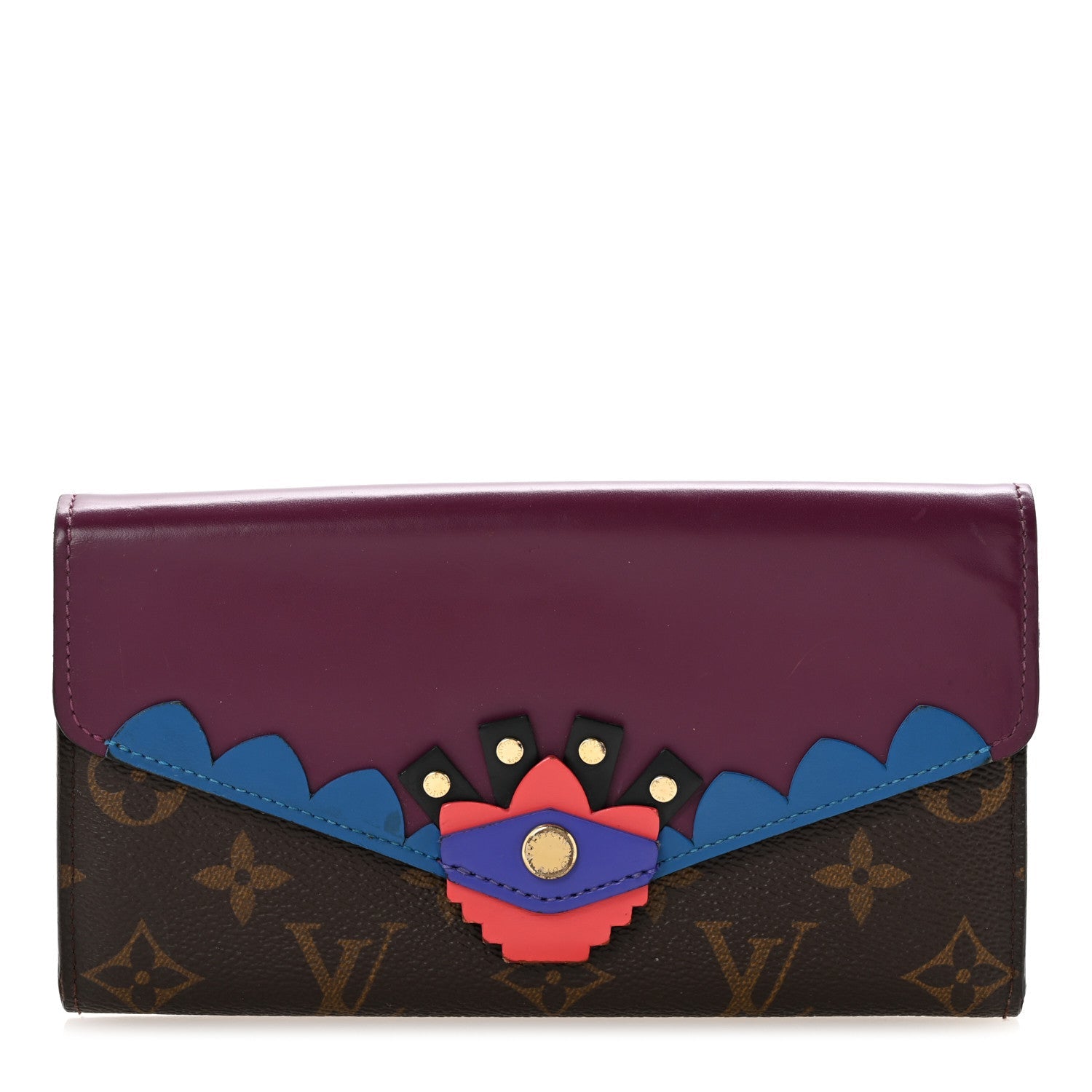 Monogram Totem Sarah Wallet Magenta
