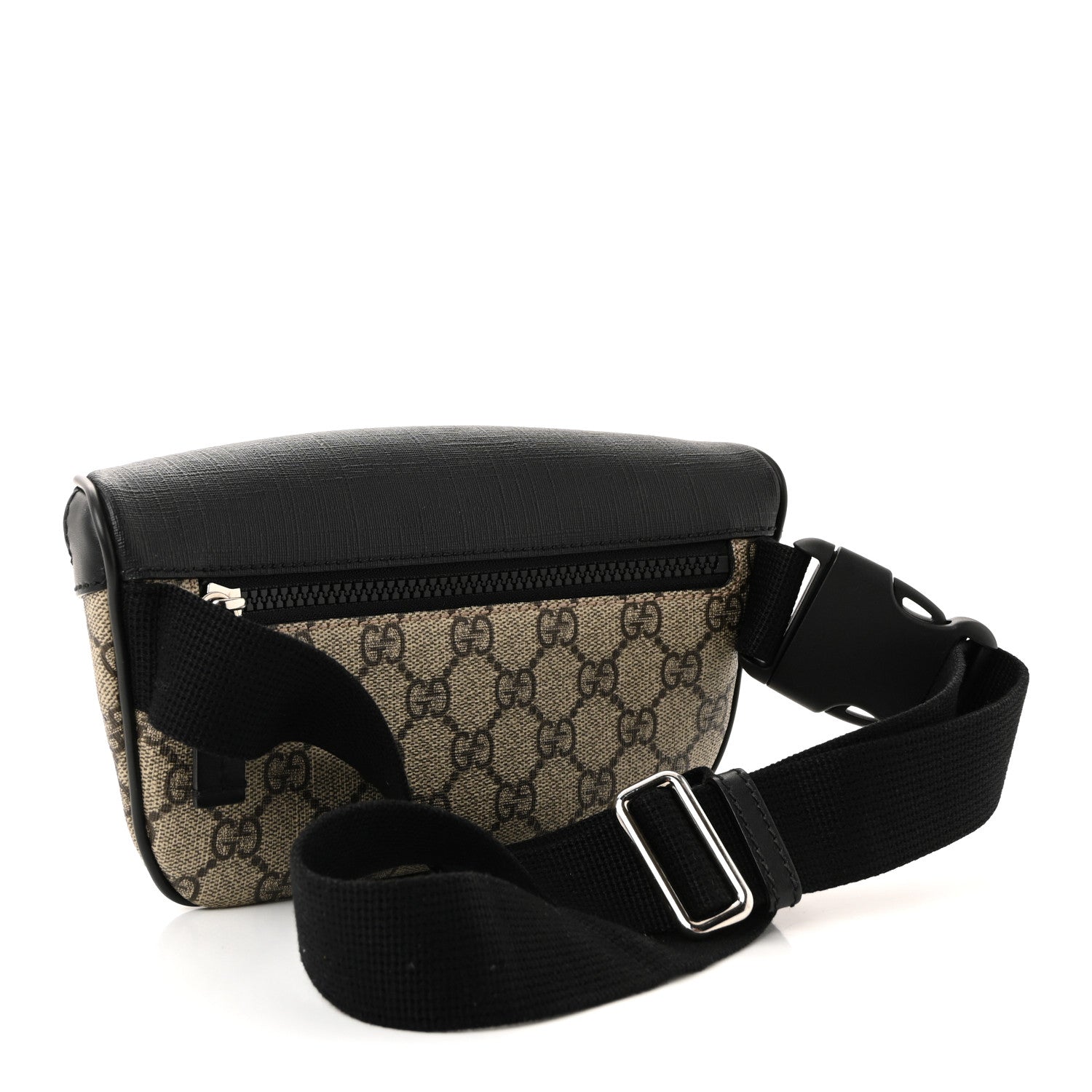 GG Supreme Monogram Belt Bag Black