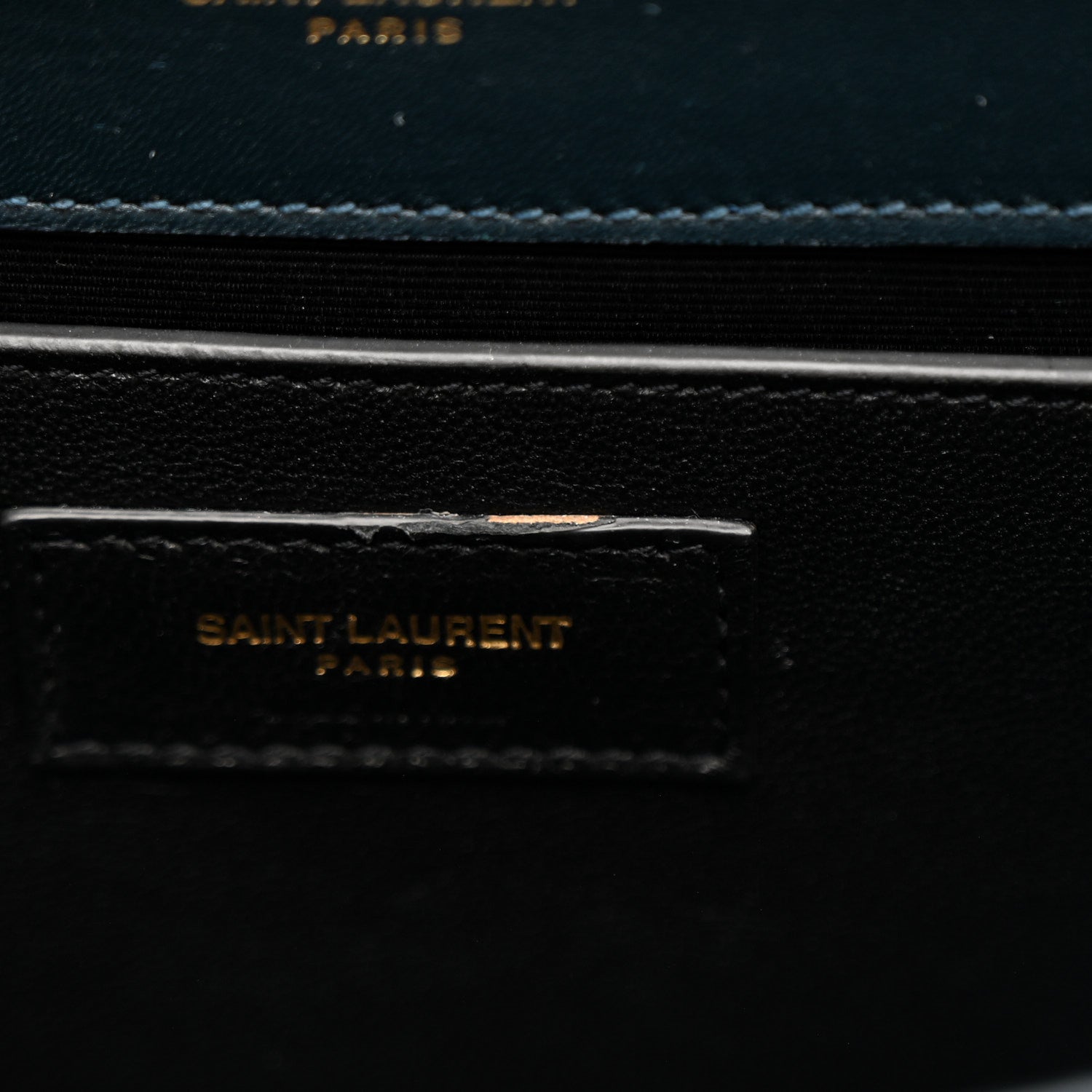 Velvet Small Classic Monogram Kate Tassel Satchel Blue