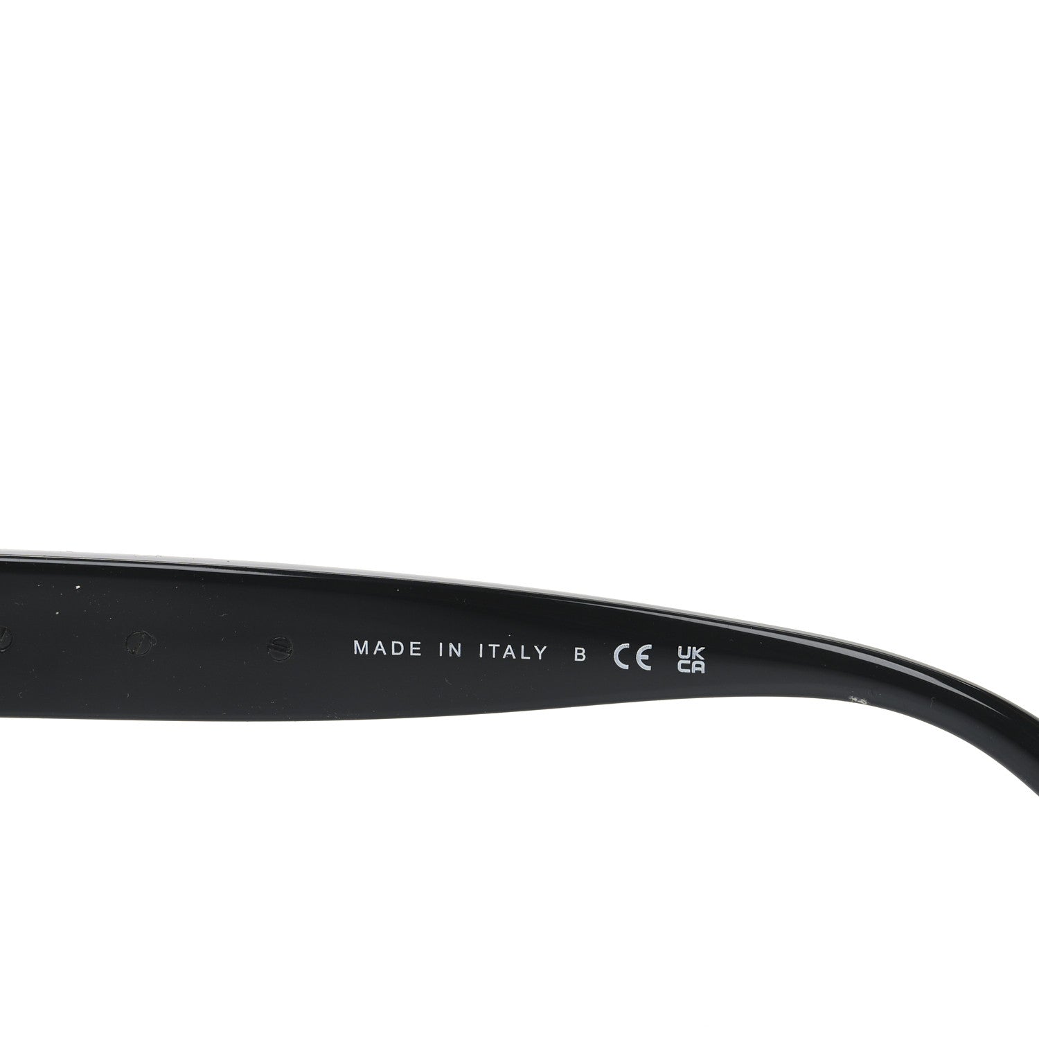 Acetate Charms Pearl Square Sunglasses 5479 Black Gold